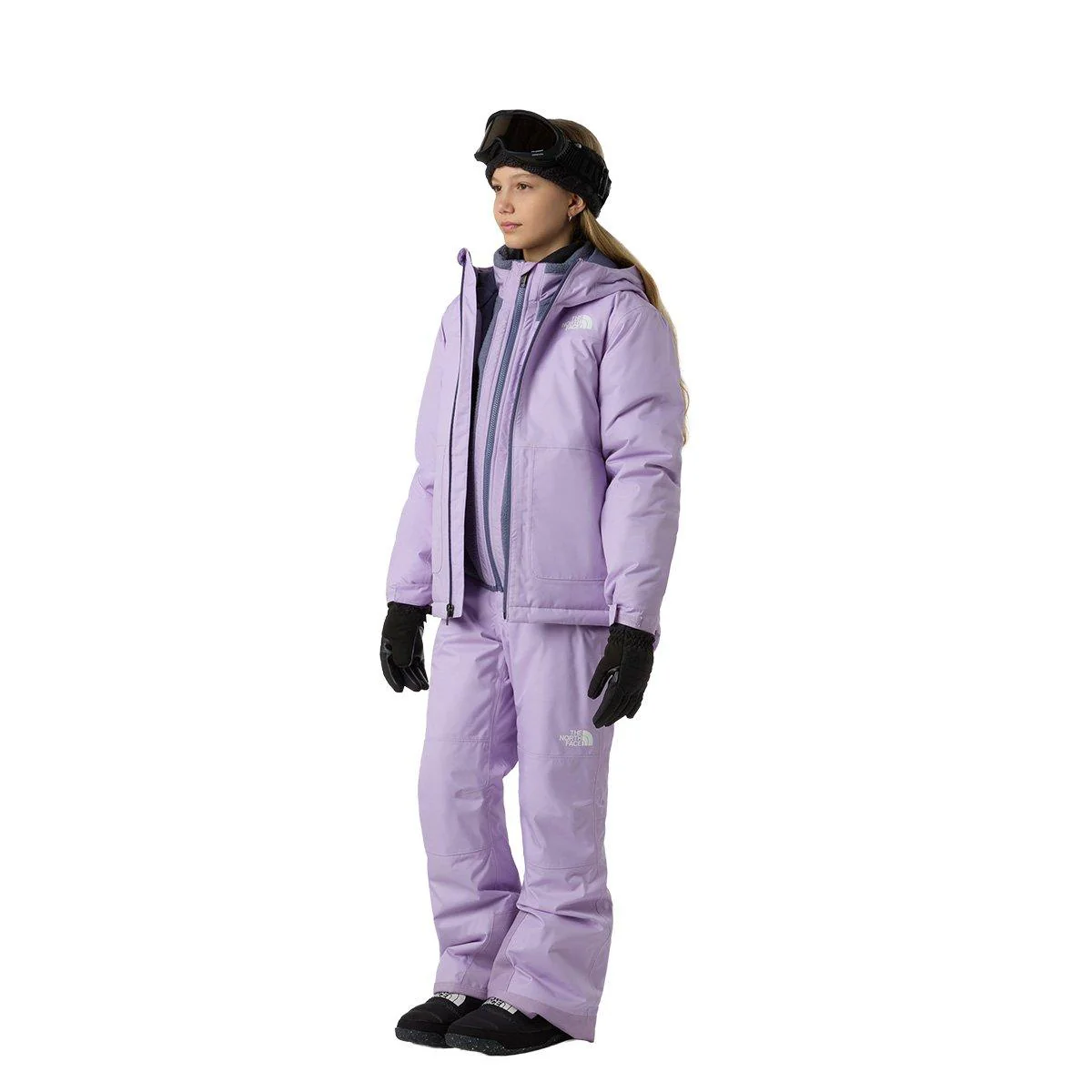 Kids' Freedom Insulated Ski Jacket - Purple - Image 8
