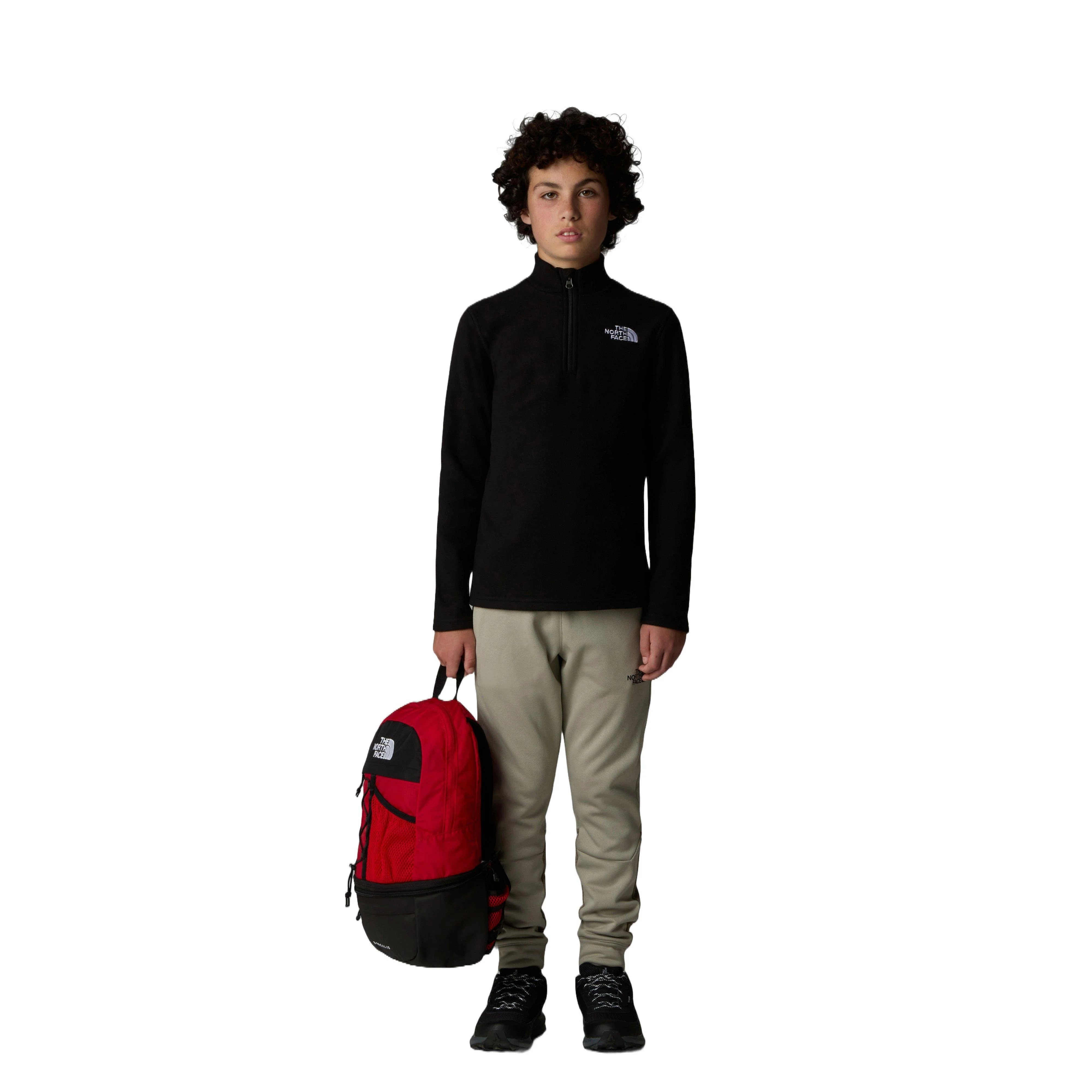 Kids' Glacier 1/4 Zip Fleece - Black - Image 6