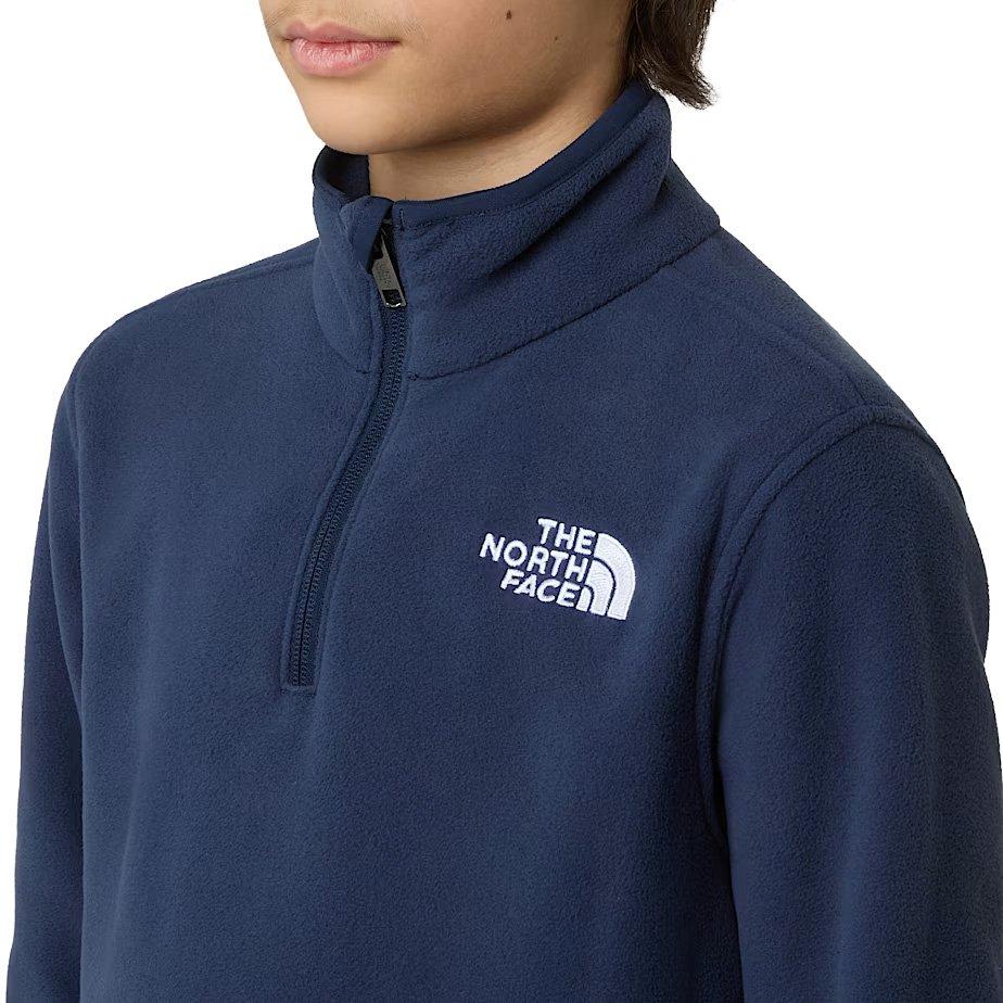 Kids' Glacier 1/4 Zip Fleece - Navy - Image 5