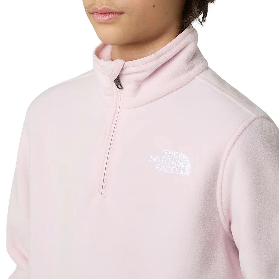 Kids' Glacier 1/4 Zip Fleece - Pink - Image 5