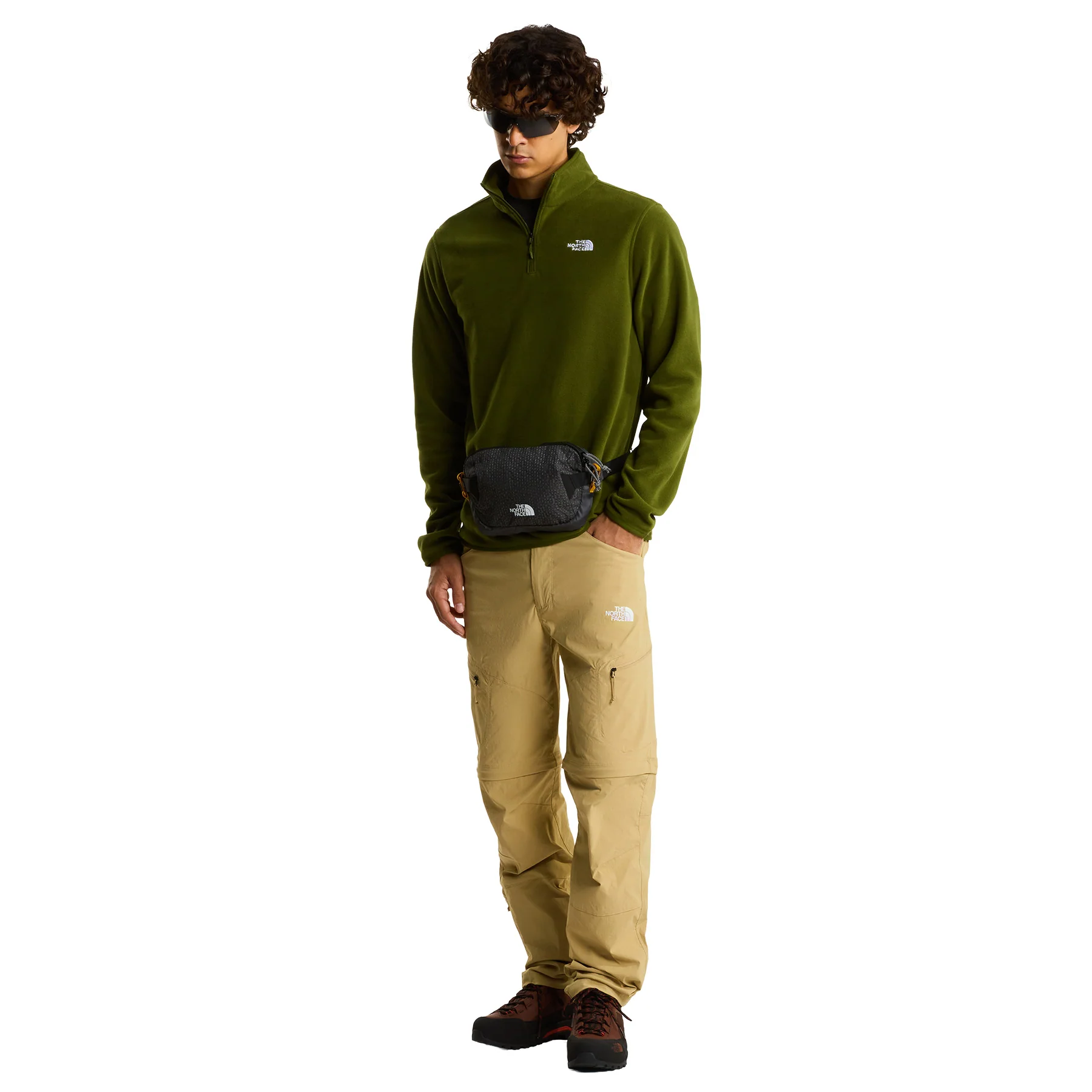 Men's Glacier 1/4 Zip Fleece - Green - Image 6