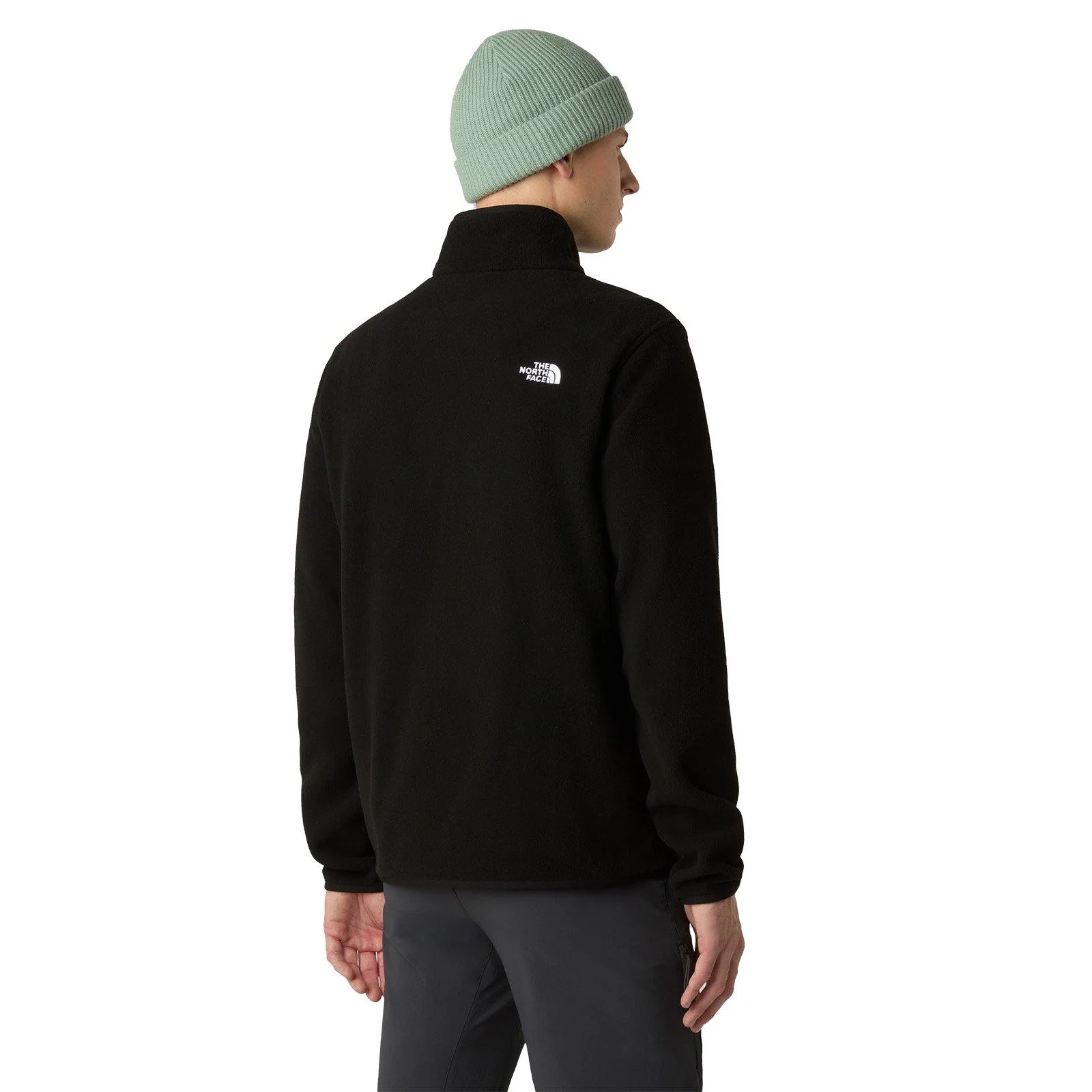 Men's Glacier 1/4 Zip Fleece - Black - Image 4