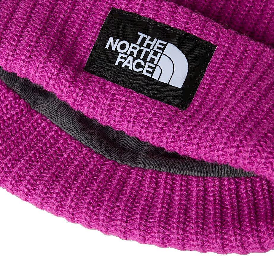 Kids' Salty Lined Beanie - Deep Mulberry - Image 2