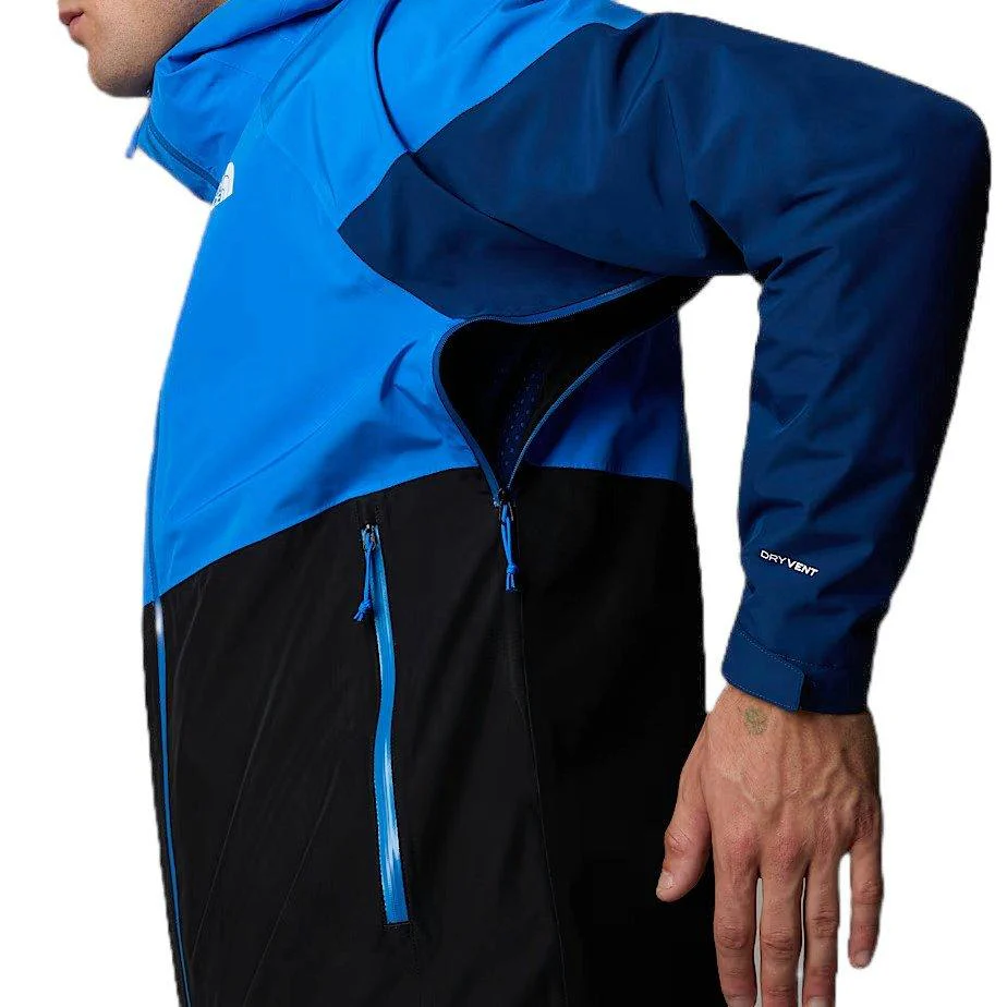 Men's Lightning Zip-In Jacket - Blue / Black - Image 6