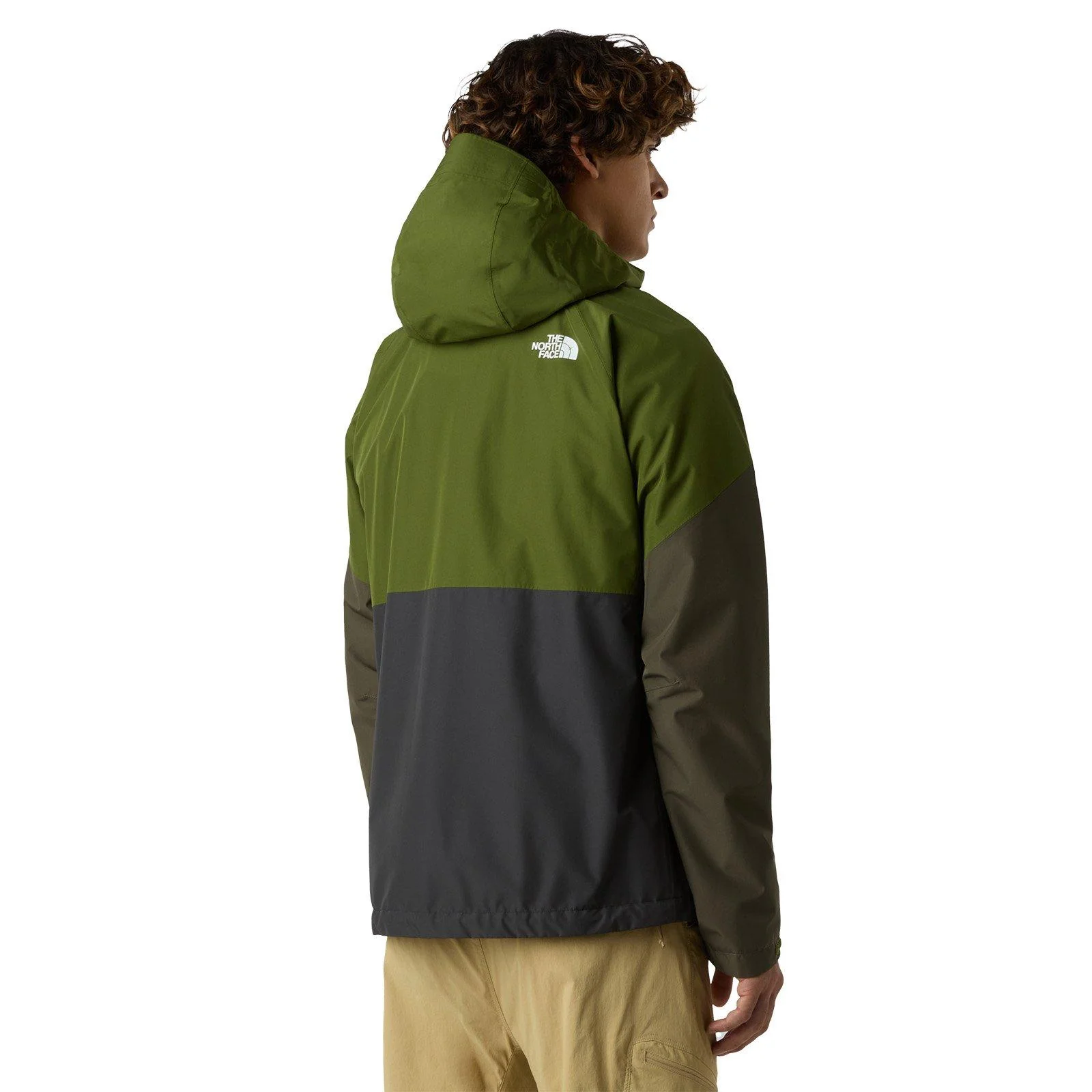Men's Lightning Zip-In Jacket - Green / Grey - Image 4
