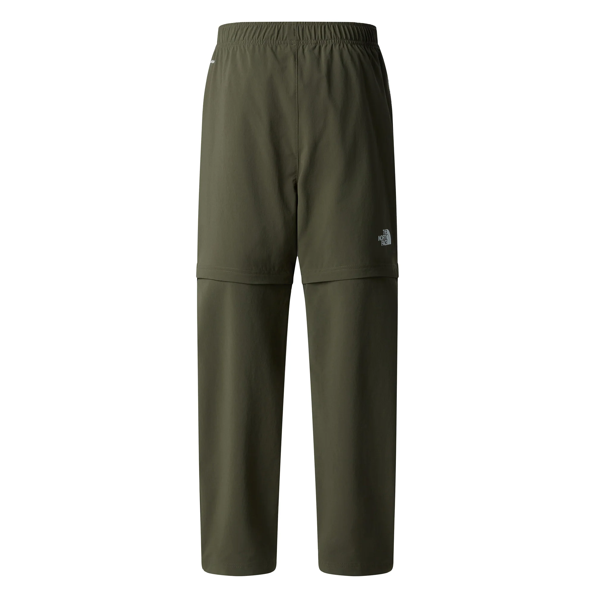 Teens' Lightweight Convertible Hiking Trousers - Green - Image 2
