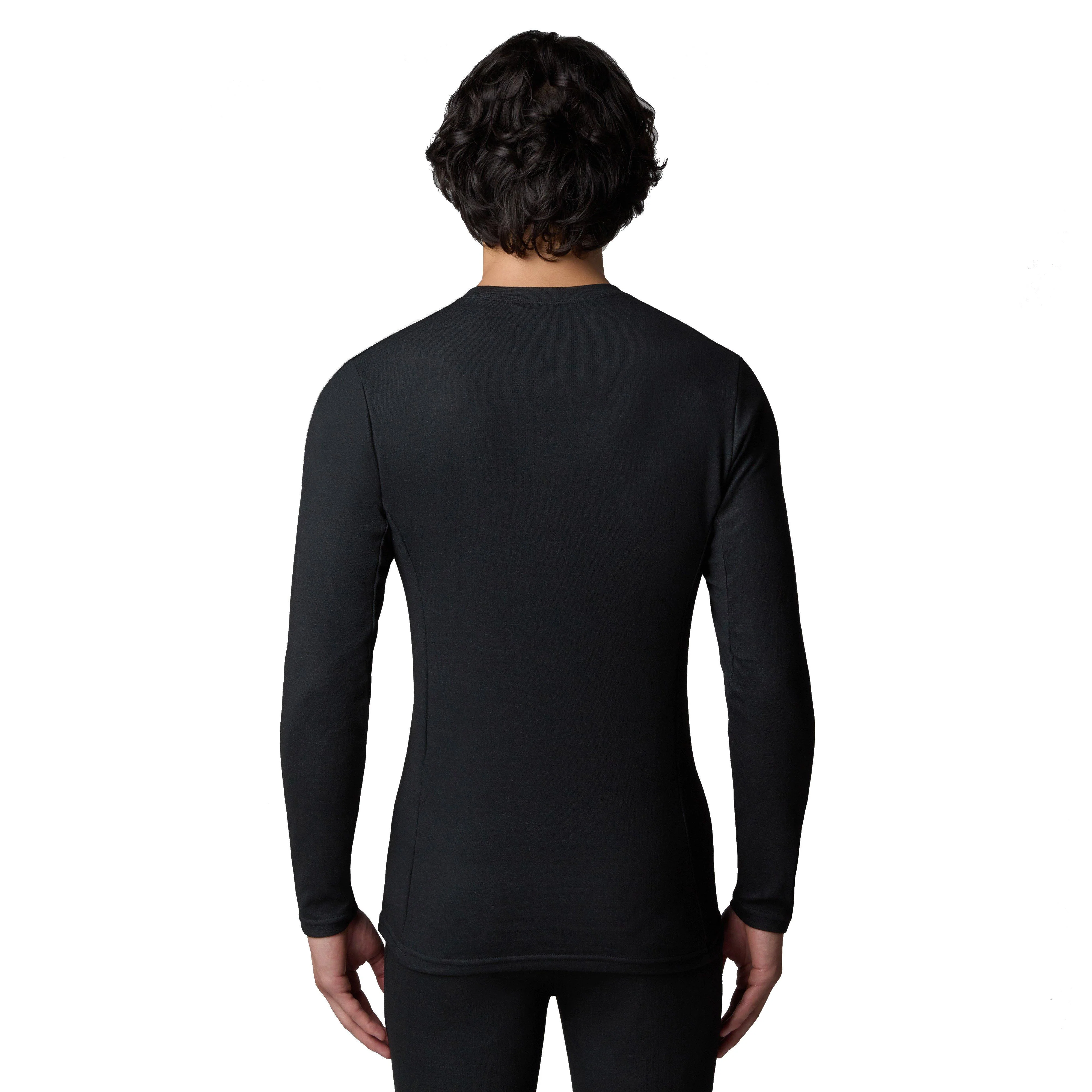 Men's Easy Long Sleeve Crew - Black - Image 4