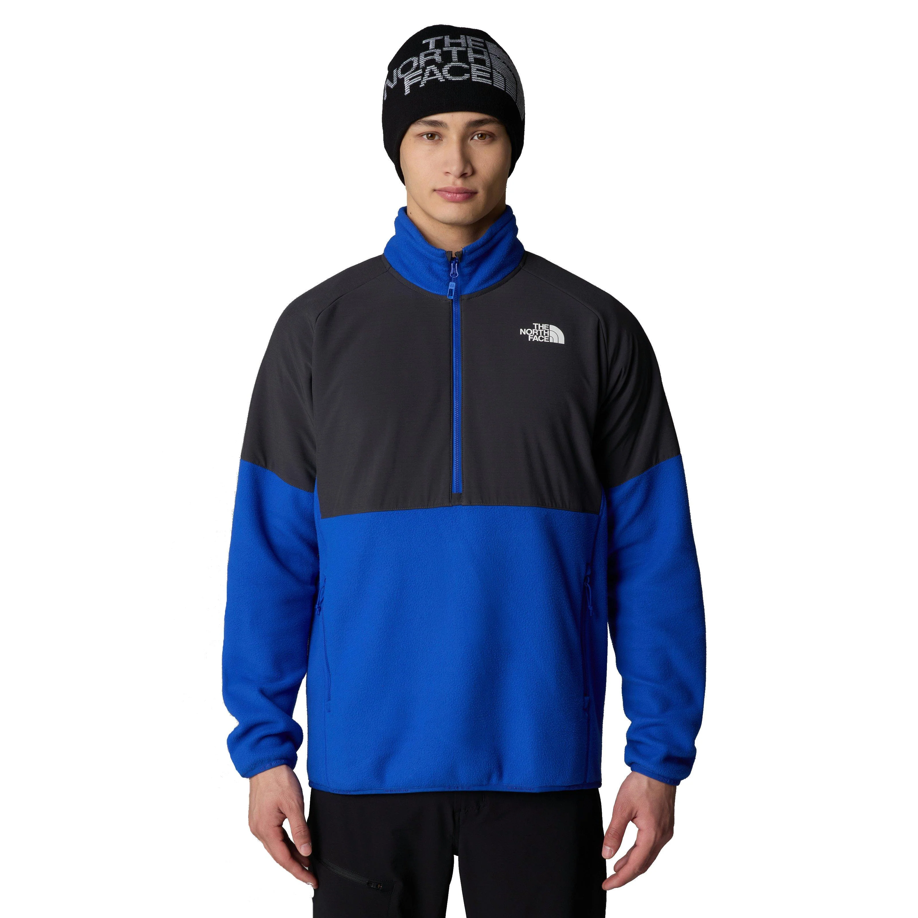 Men's Glacier Heavyweight Half Zip Fleece - Blue - Image 3