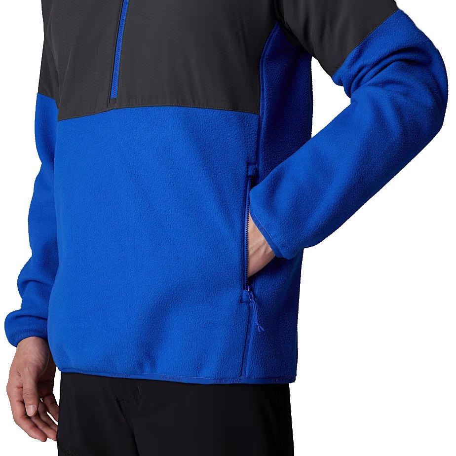 Men's Glacier Heavyweight Half Zip Fleece - Blue - Image 5