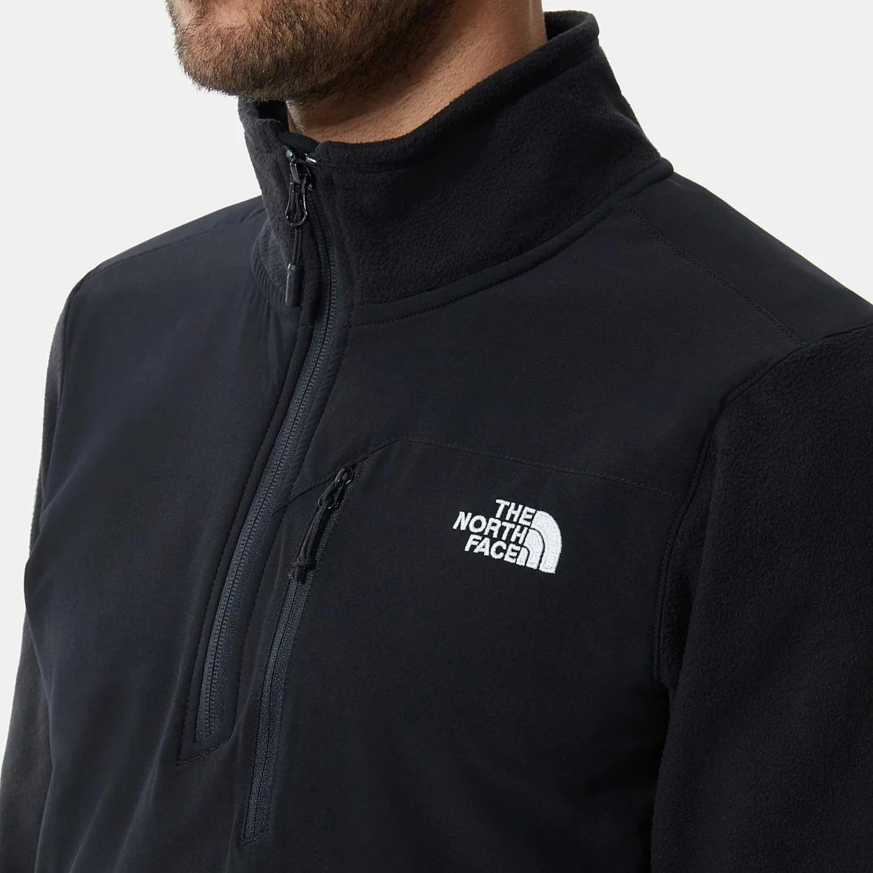 Men's Glacier Pro Quarter-Zip Fleece - Black - Image 4