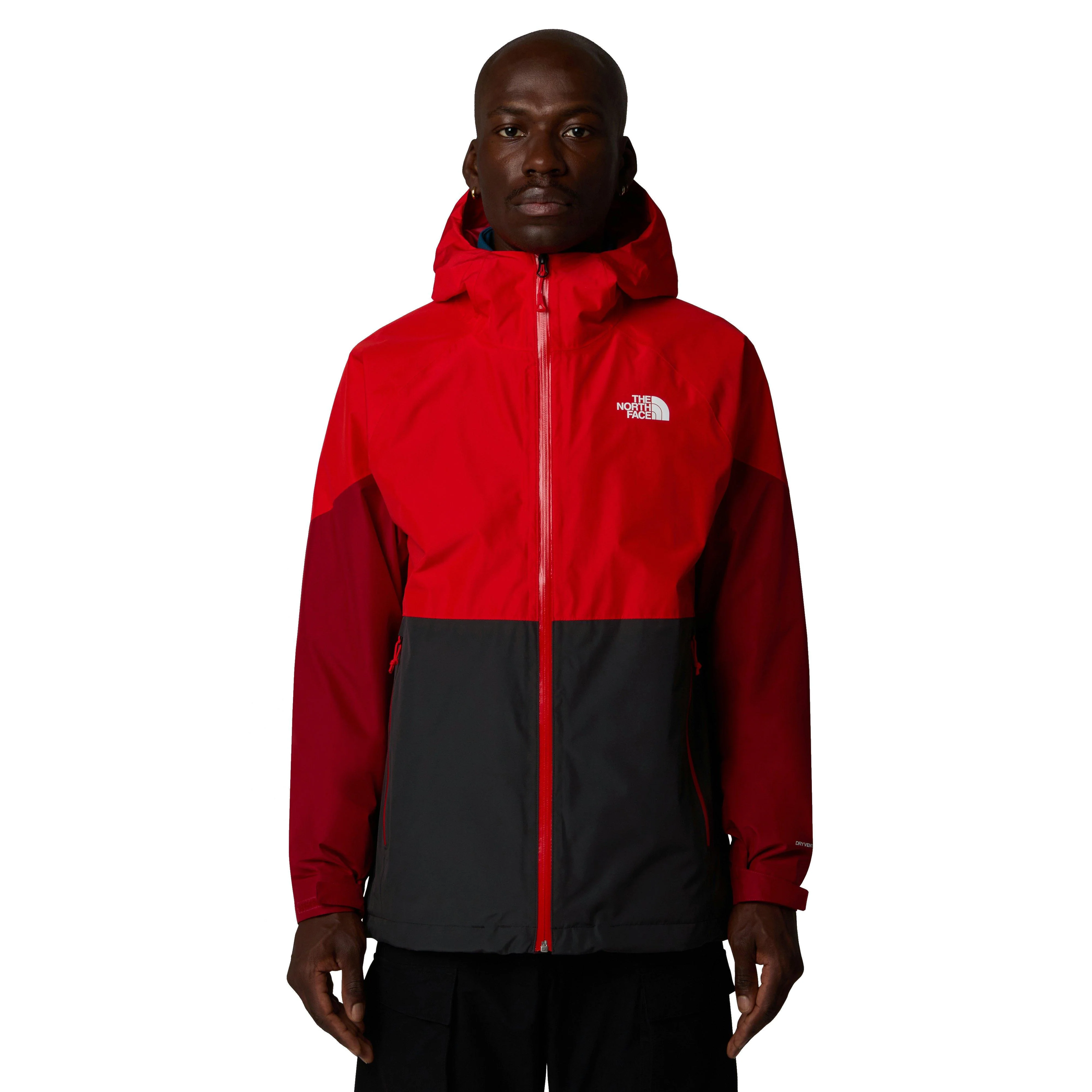 Men's Lightning Zip-In Jacket - Red/Grey - Image 3