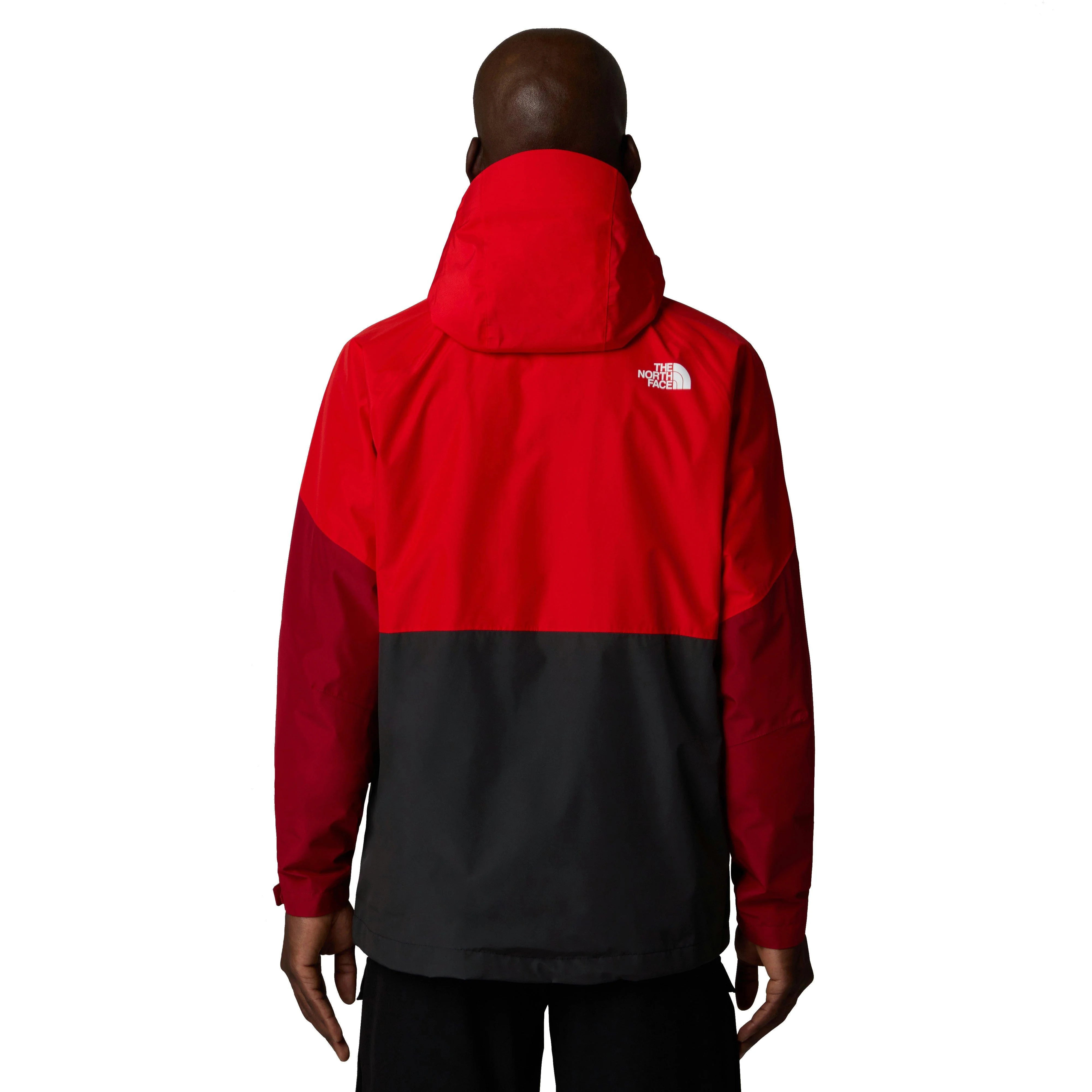 Men's Lightning Zip-In Jacket - Red/Grey - Image 4