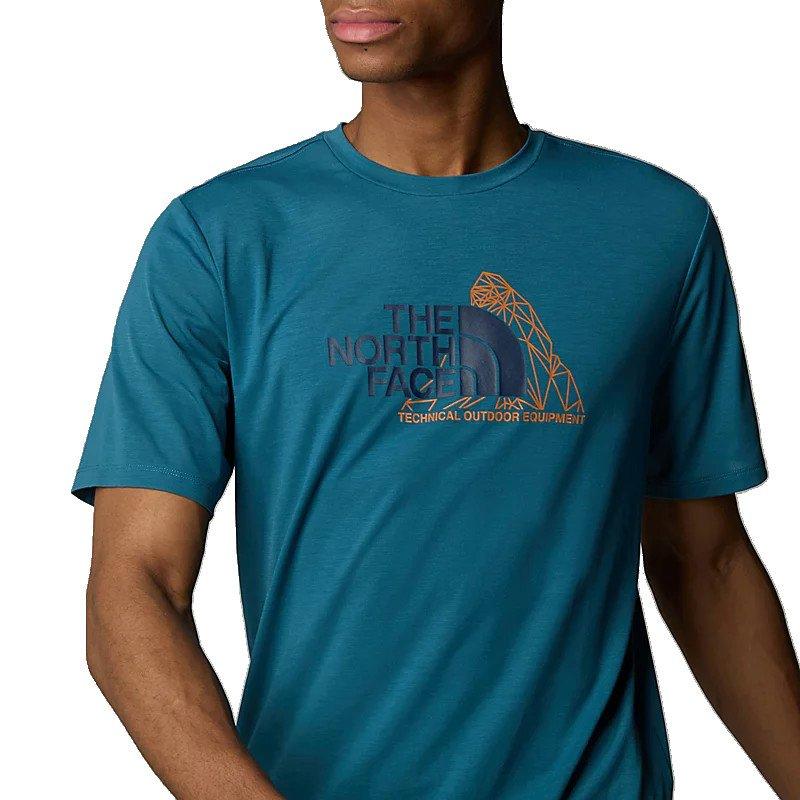 Men's Foundation Mountain Short-Sleeve T-shirt - Blue - Image 3