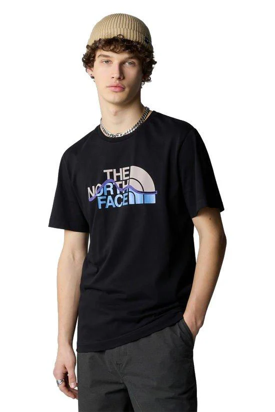 Men's Mountain Line Short-Sleeve T-shirt - Black - Image 3