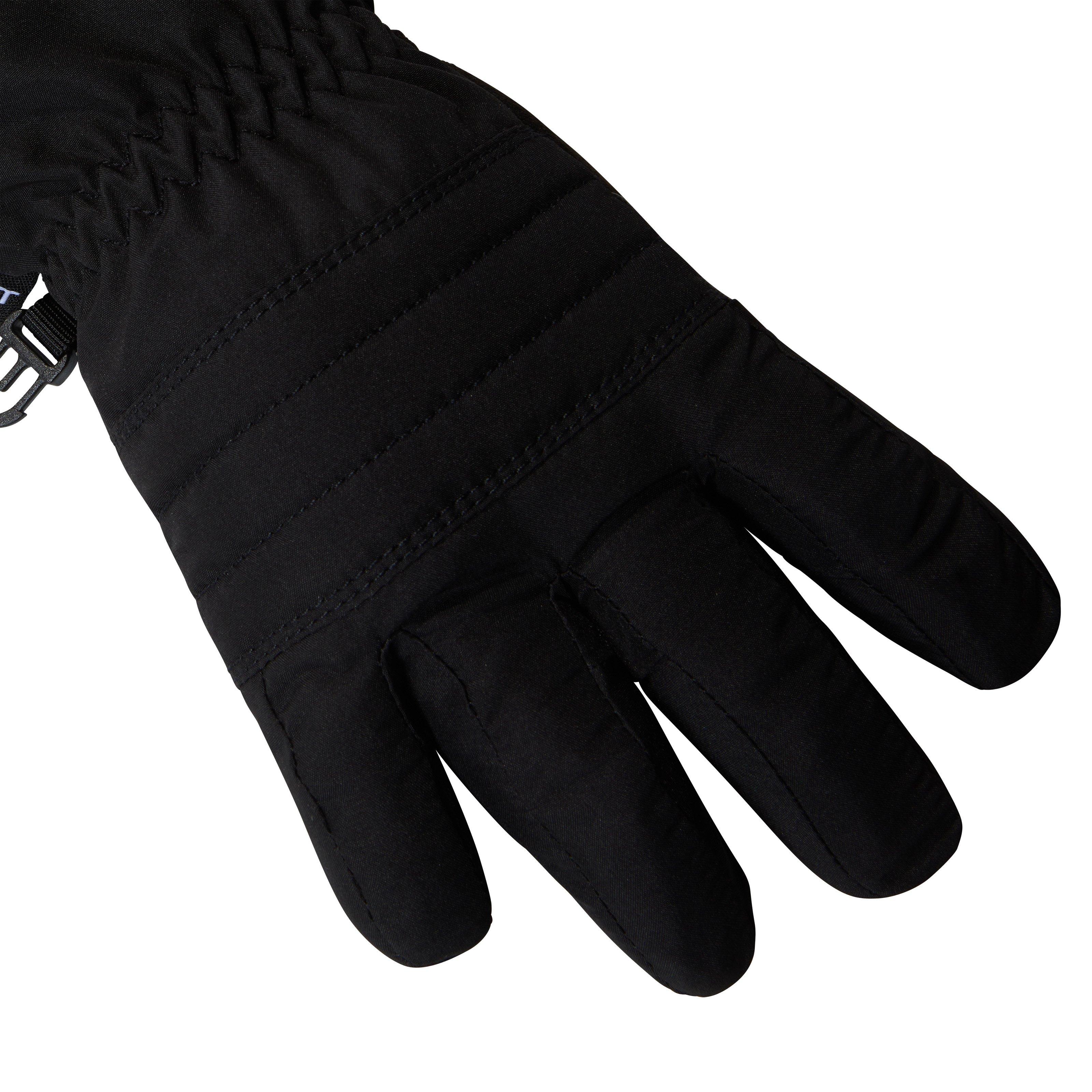Kids' Montana Ski Gloves - Black - Image 3