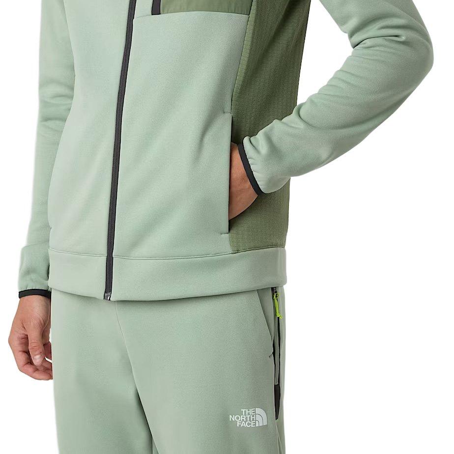 Men's Mountain Athletics Full Zip Hooded Fleece - Green - Image 6