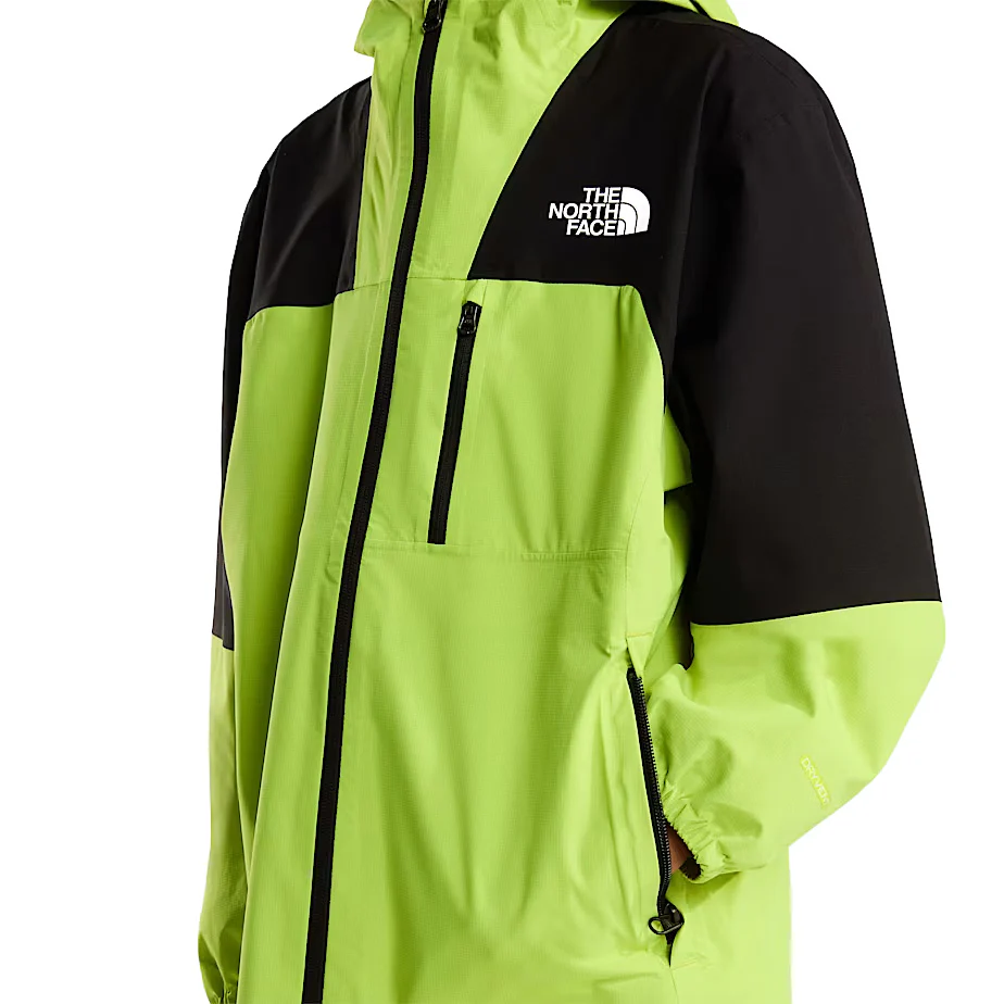 Teens' Hike Packable Waterproof Shell Jacket - Yellow / Black - Image 8