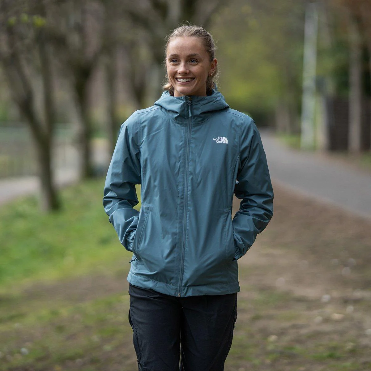 Women's Quest Hooded Jacket - Blue - Image 8