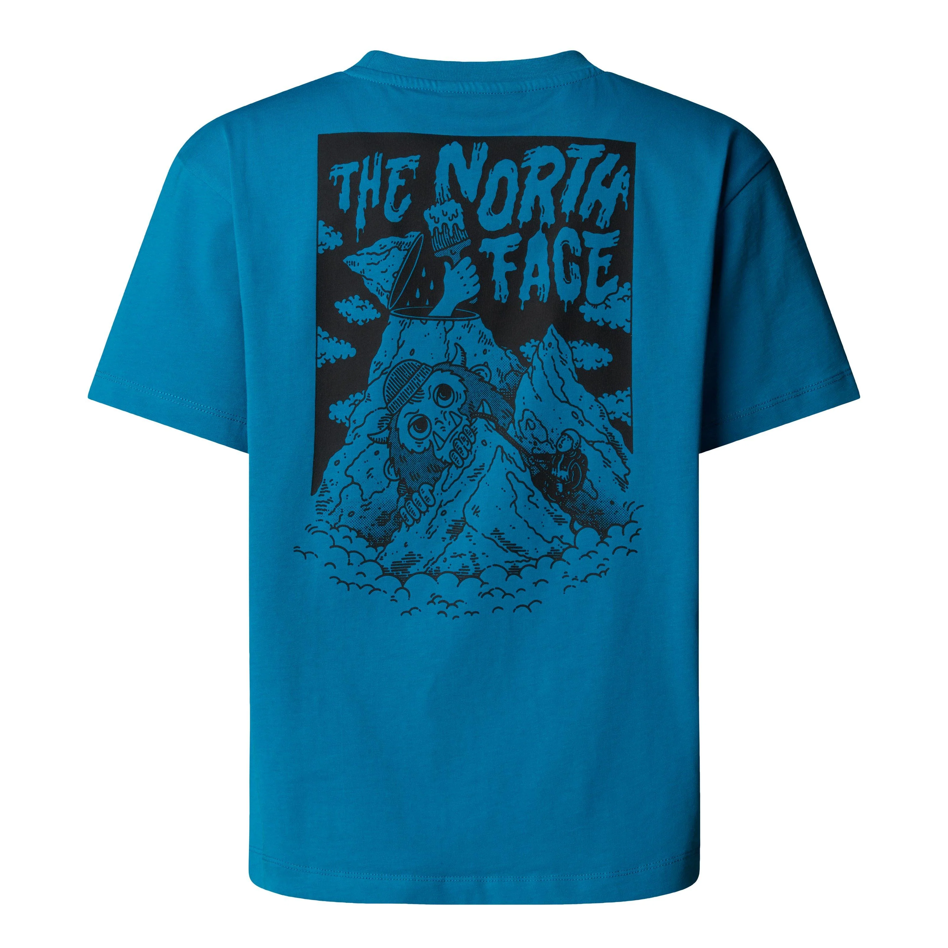 Kids' Sports Pocket Oversized T-Shirt - Blue - Image 2
