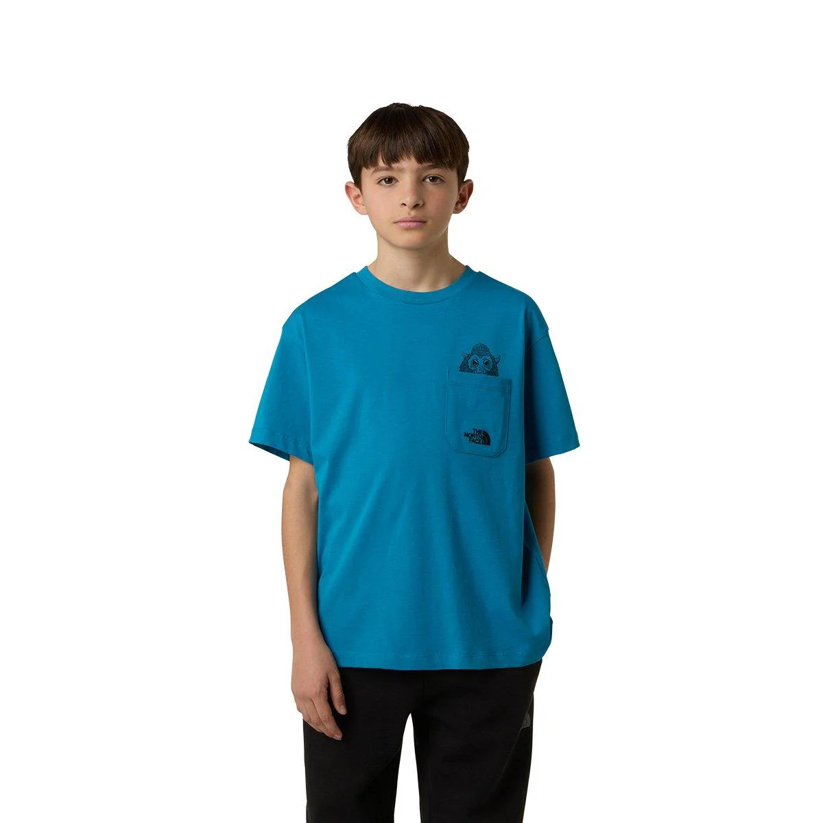 Kids' Sports Pocket Oversized T-Shirt - Blue - Image 3