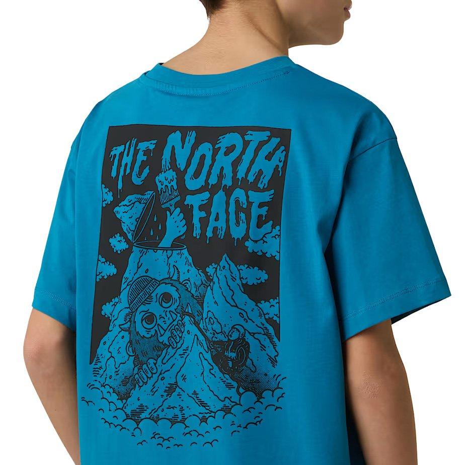 Kids' Sports Pocket Oversized T-Shirt - Blue - Image 6