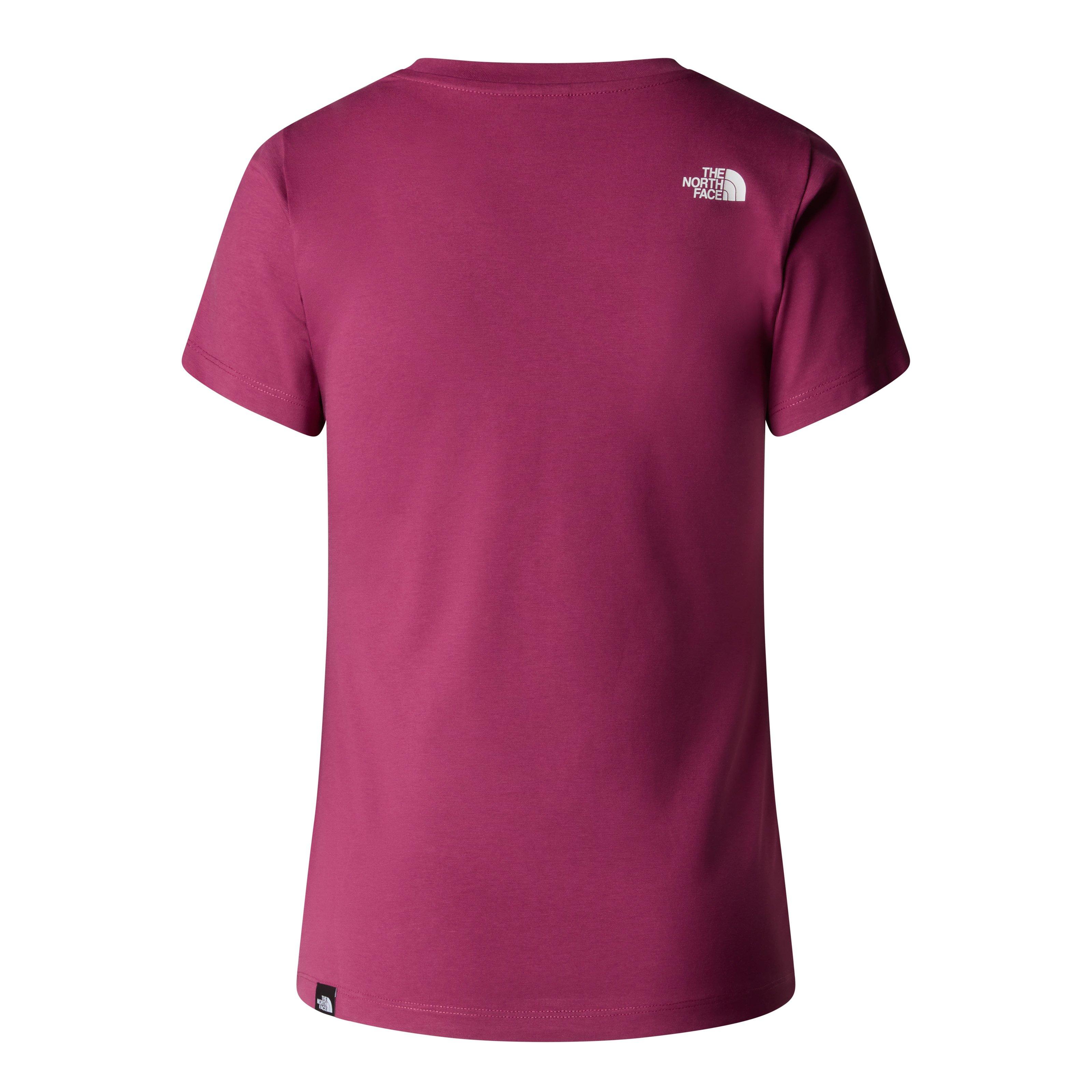 Women's Simple Dome Short-Sleeve Slim T-Shirt - Purple - Image 2