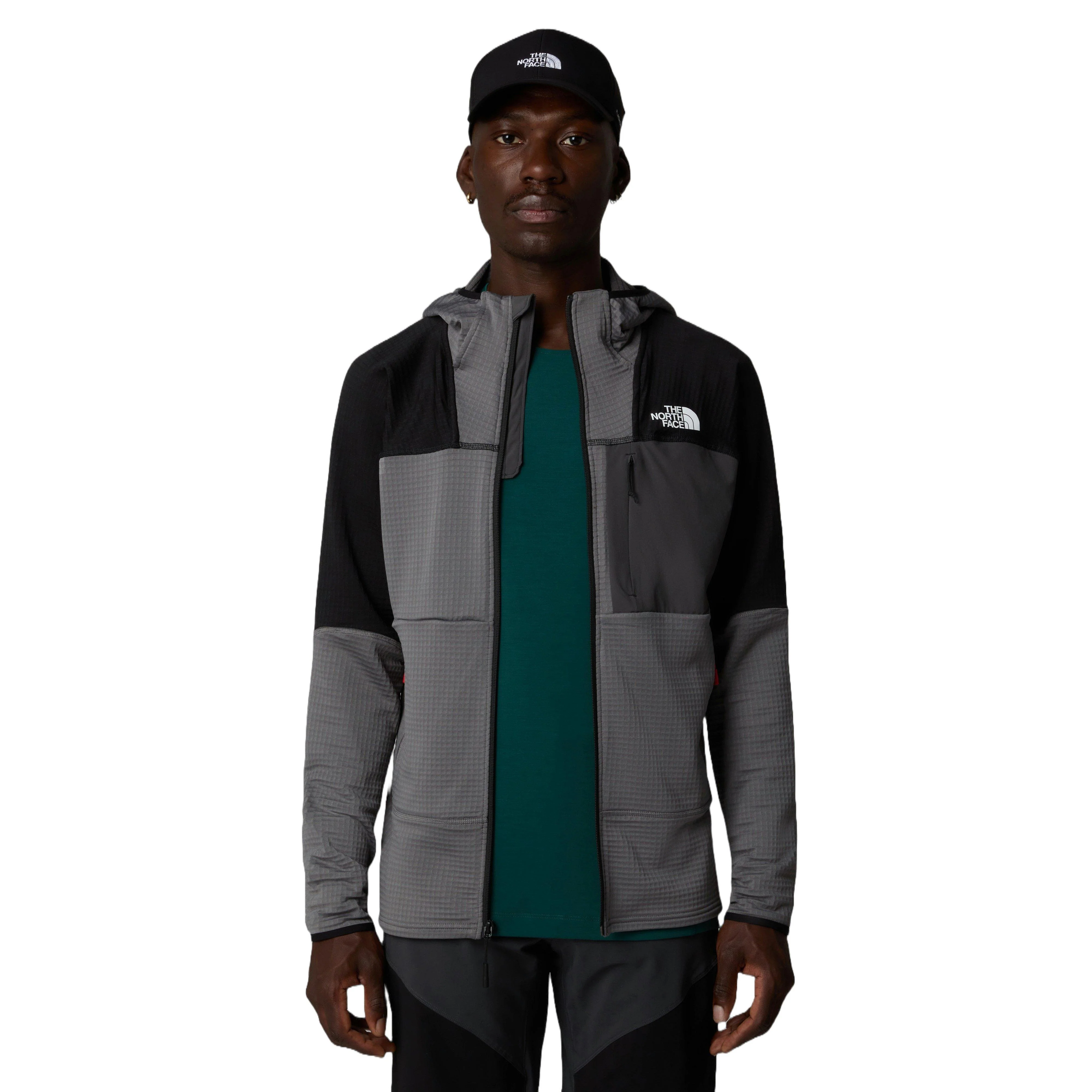 Men's Stormgap Power Grid Hoodie - Grey / Black - Image 3
