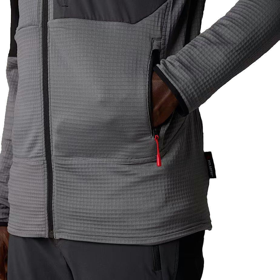 Men's Stormgap Power Grid Hoodie - Grey / Black - Image 6