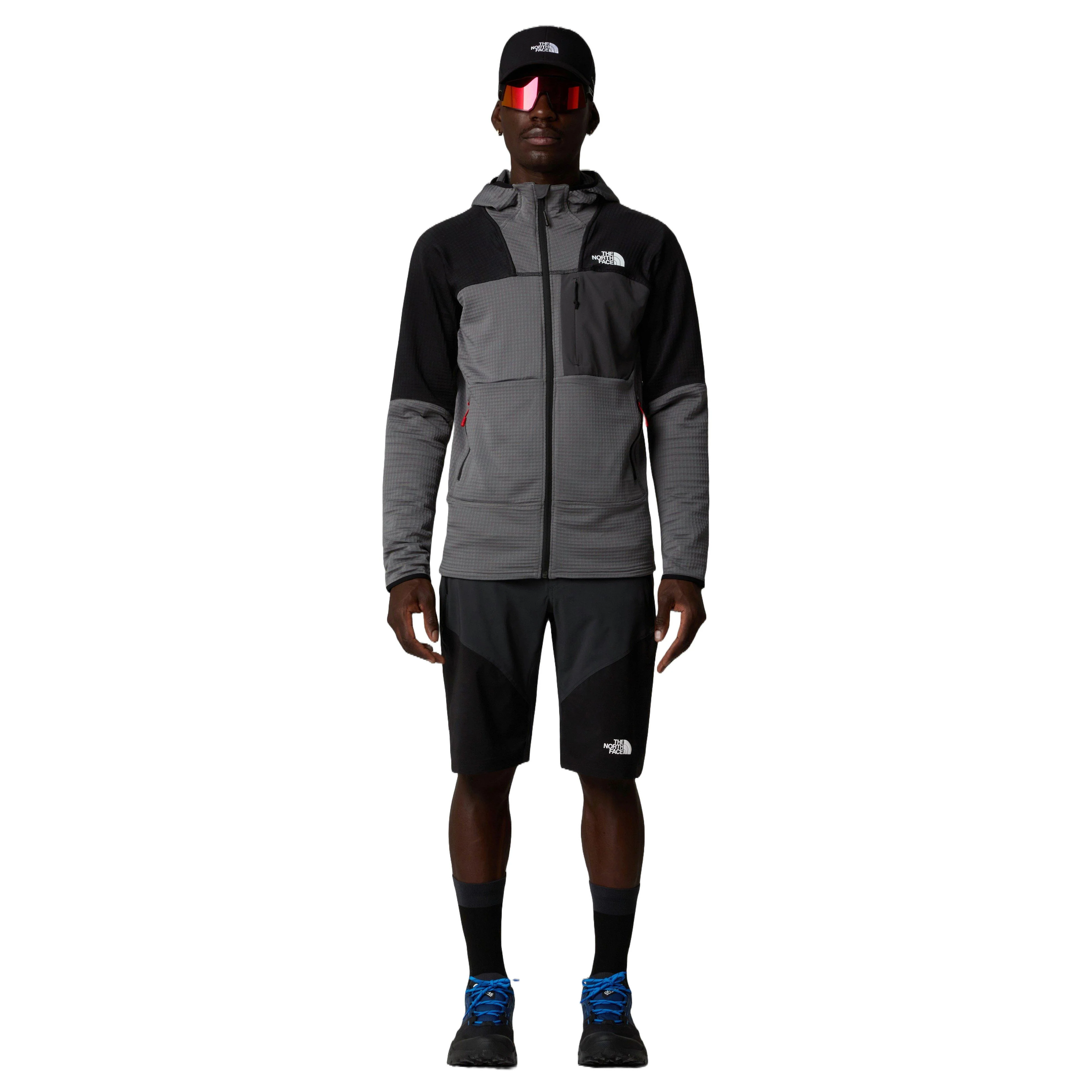Men's Stormgap Power Grid Hoodie - Grey / Black - Image 8