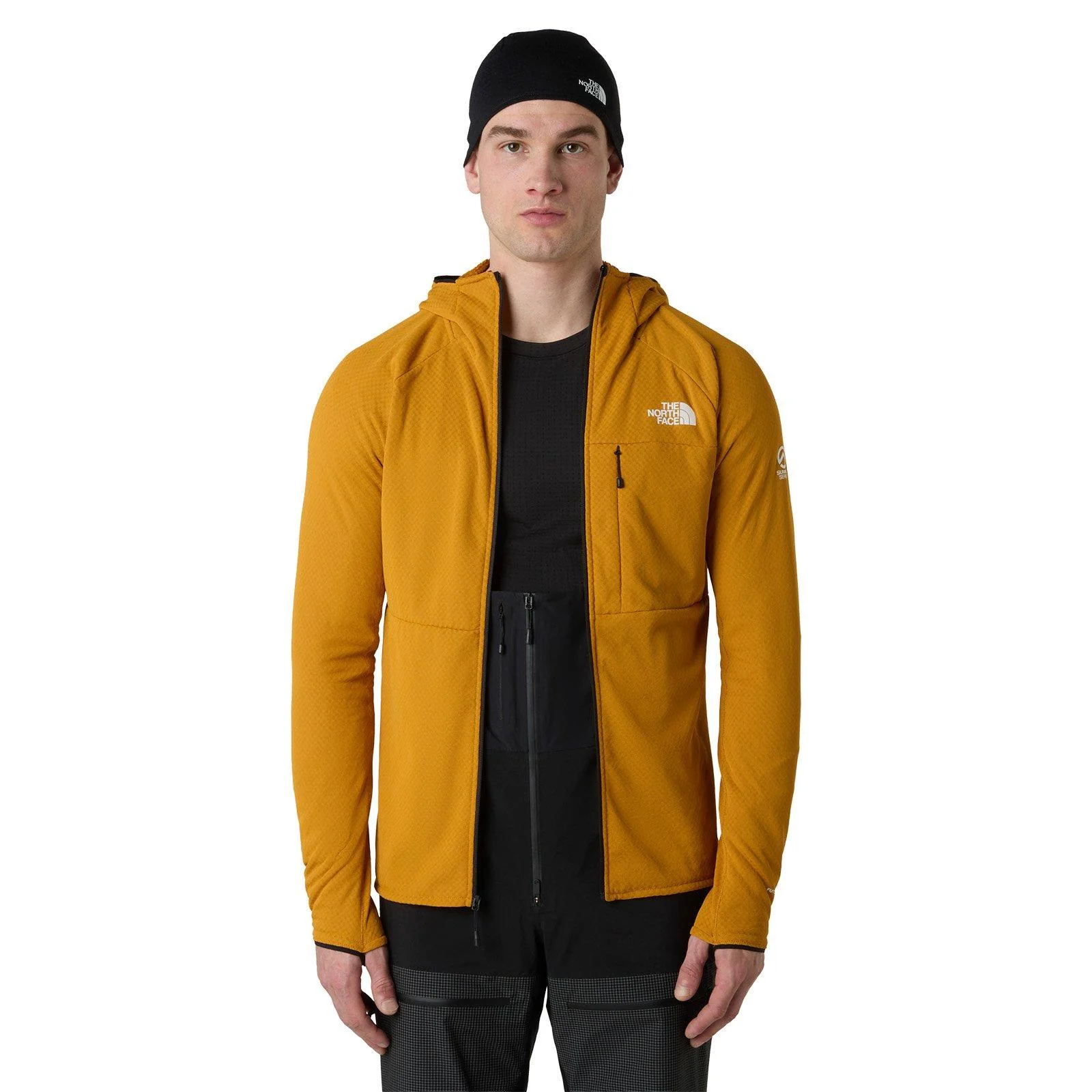 Men's Summit FutureFleece Full Zip Hooded Jacket - Yellow - Image 5