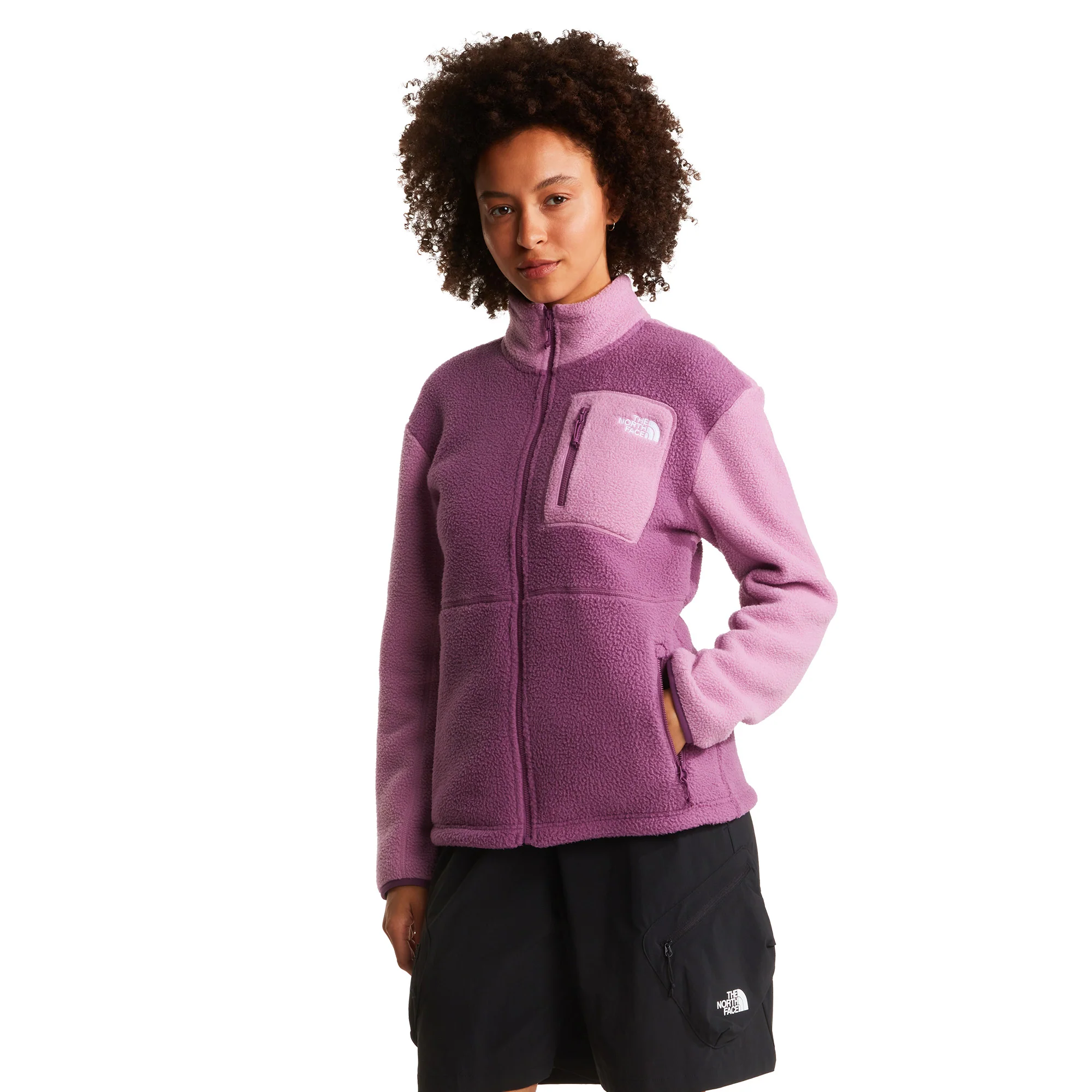 Women's Yumiori Full Zip Fleece Jacket - Pink - Image 3