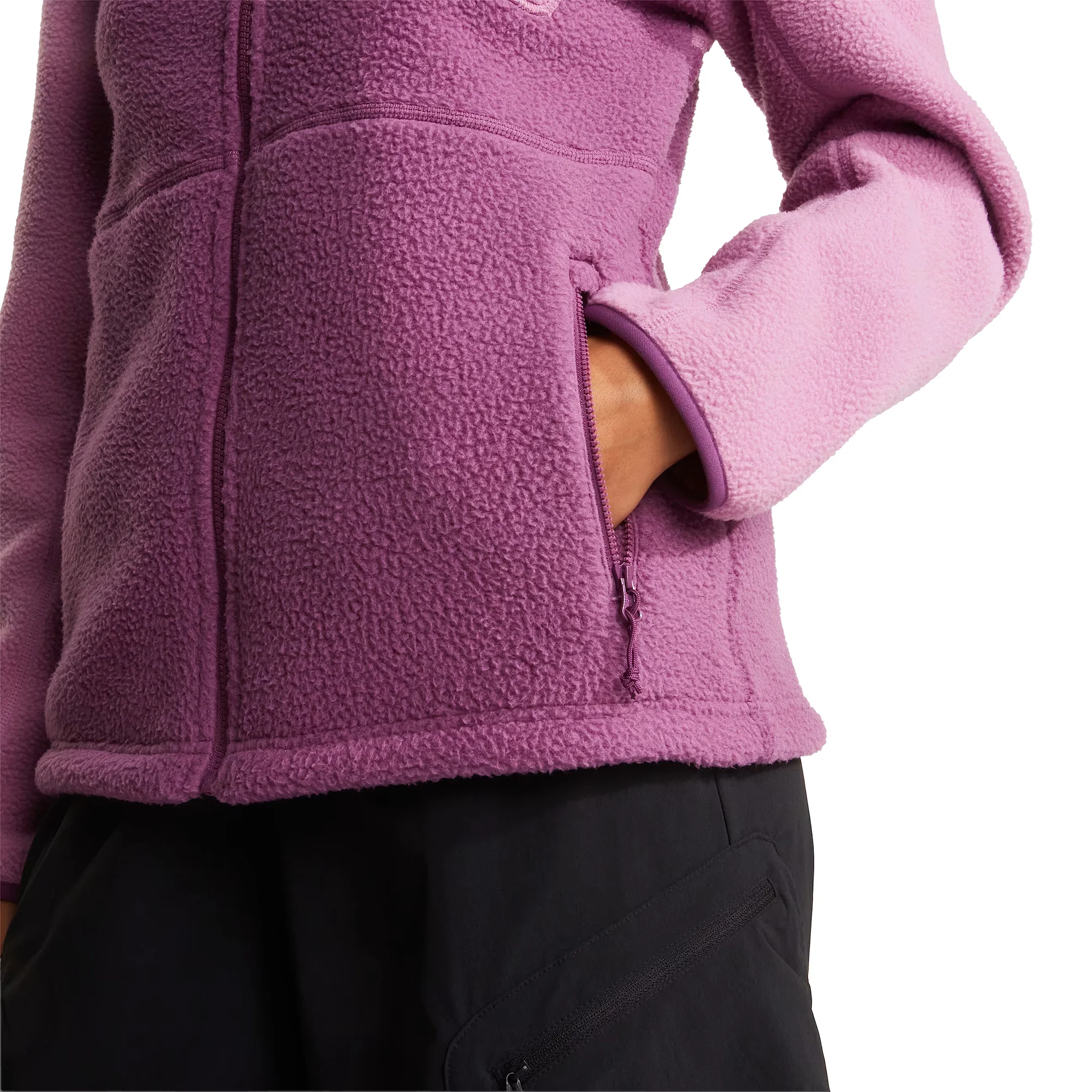 Women's Yumiori Full Zip Fleece Jacket - Pink - Image 7