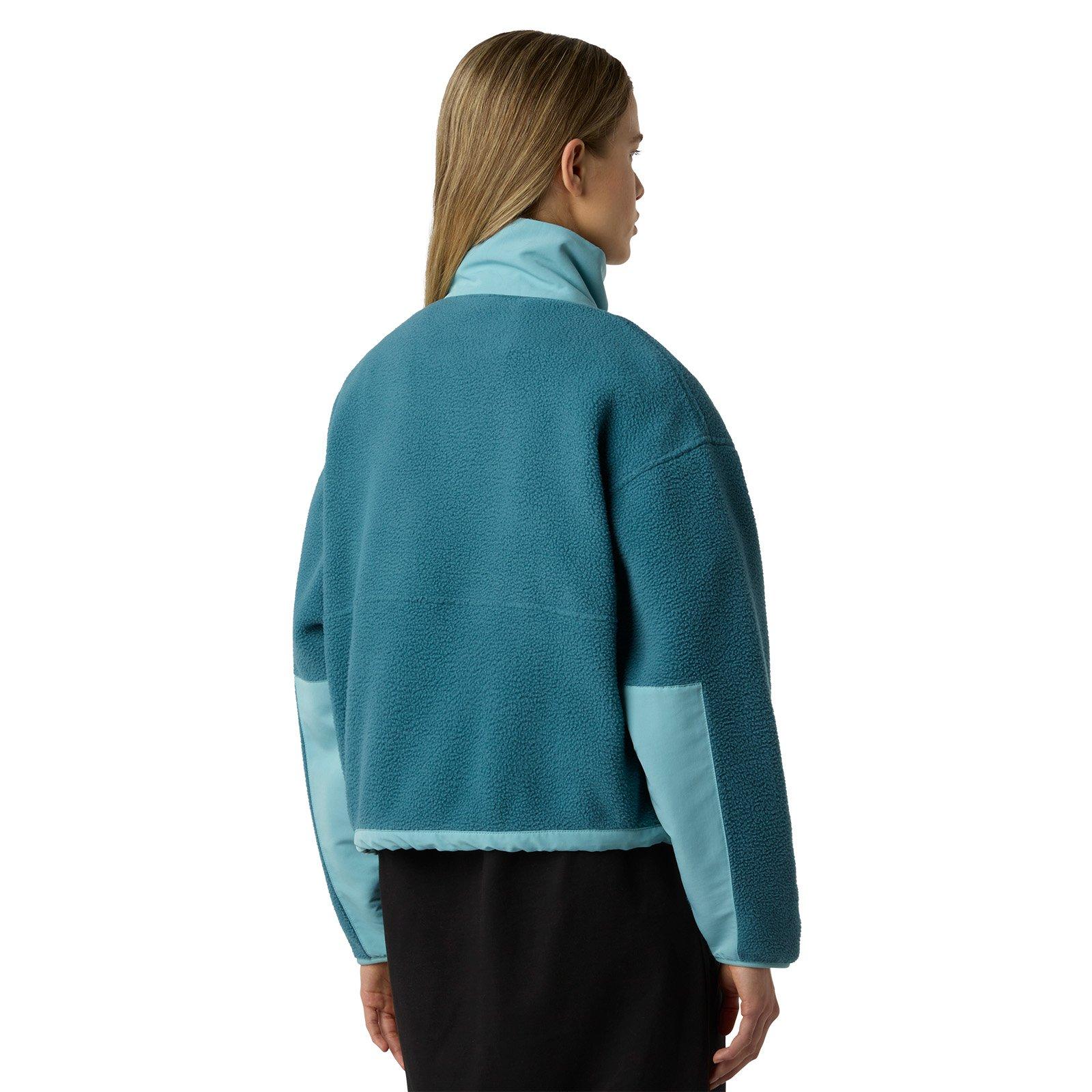 Women's Yumiori Off Peak 1/2 Zip Fleece Jacket - Blue - Image 4