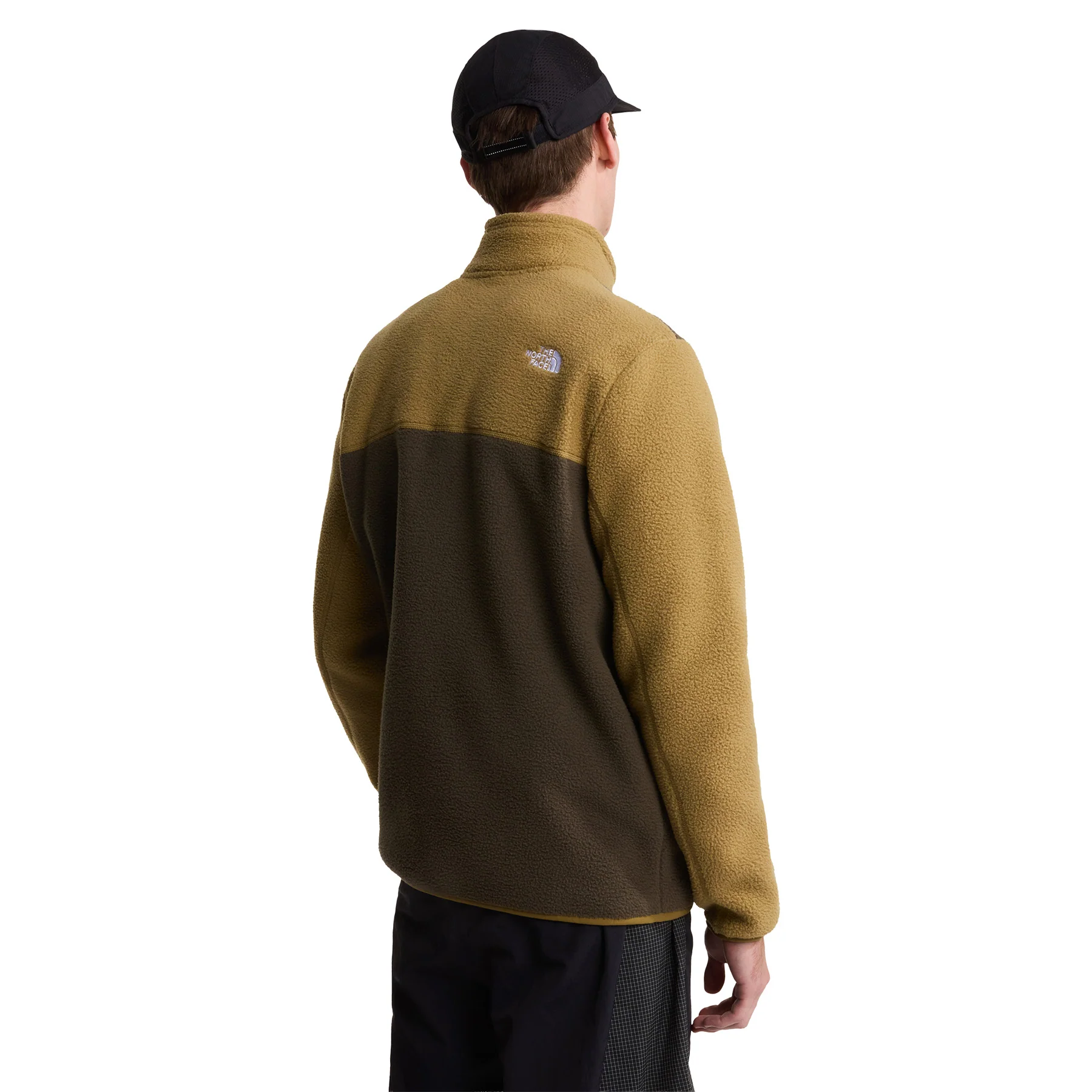 Men's Yumiori 1/4 Zip Fleece Jacket - Green - Image 4