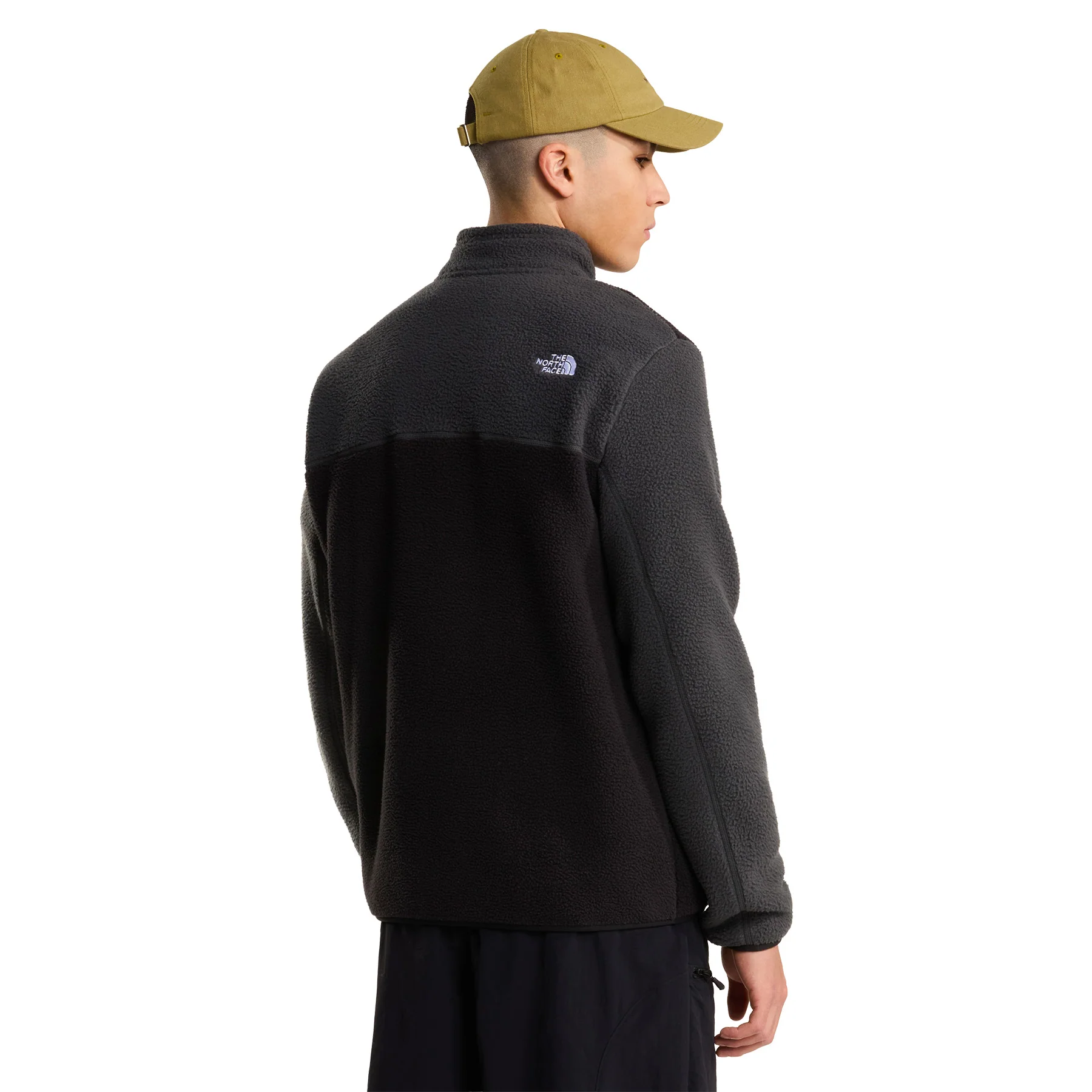 Men's Yumiori 1/4 Zip Fleece Jacket - Grey - Image 4