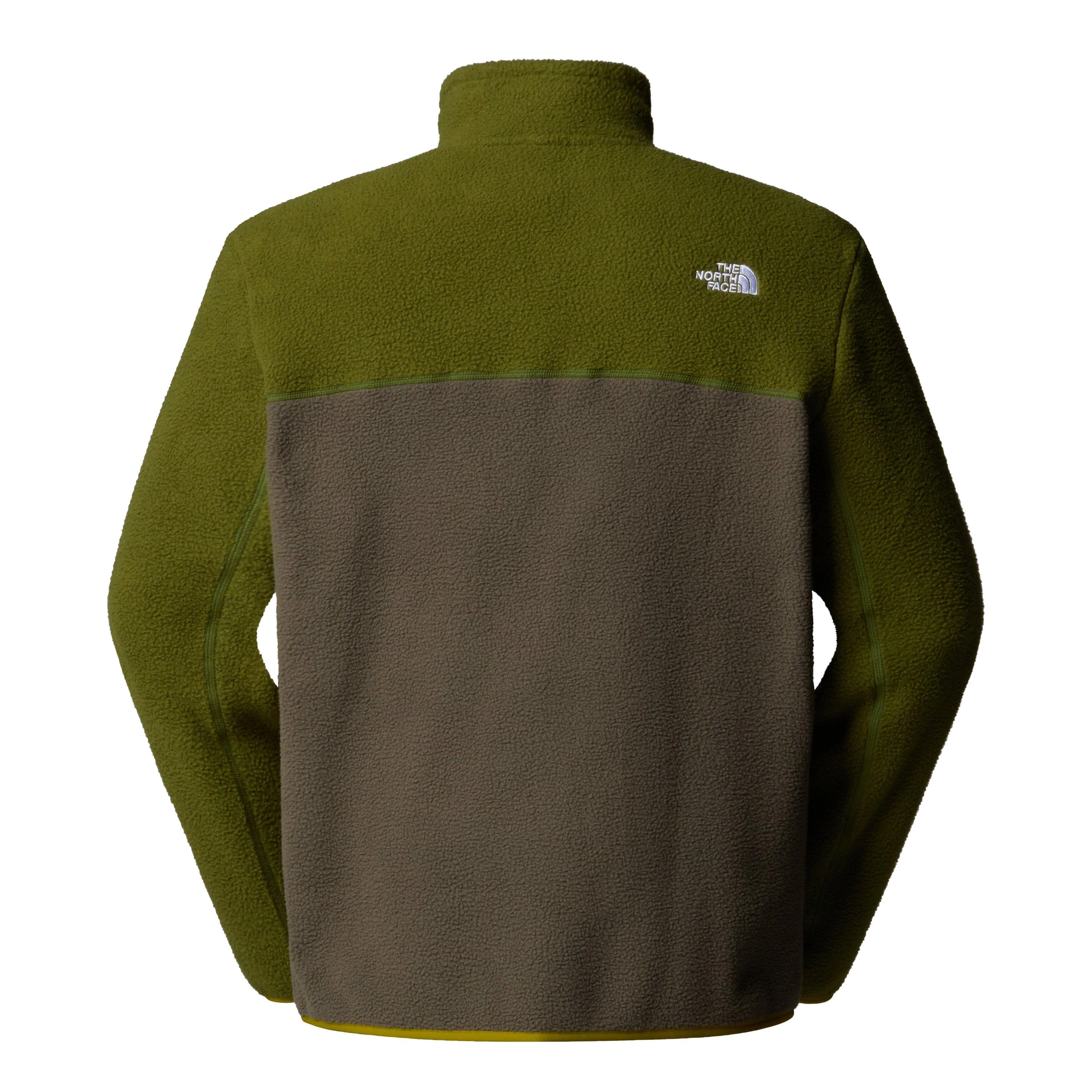 Men's Yumiori 1/4 Zip Fleece Jacket - Green - Image 2