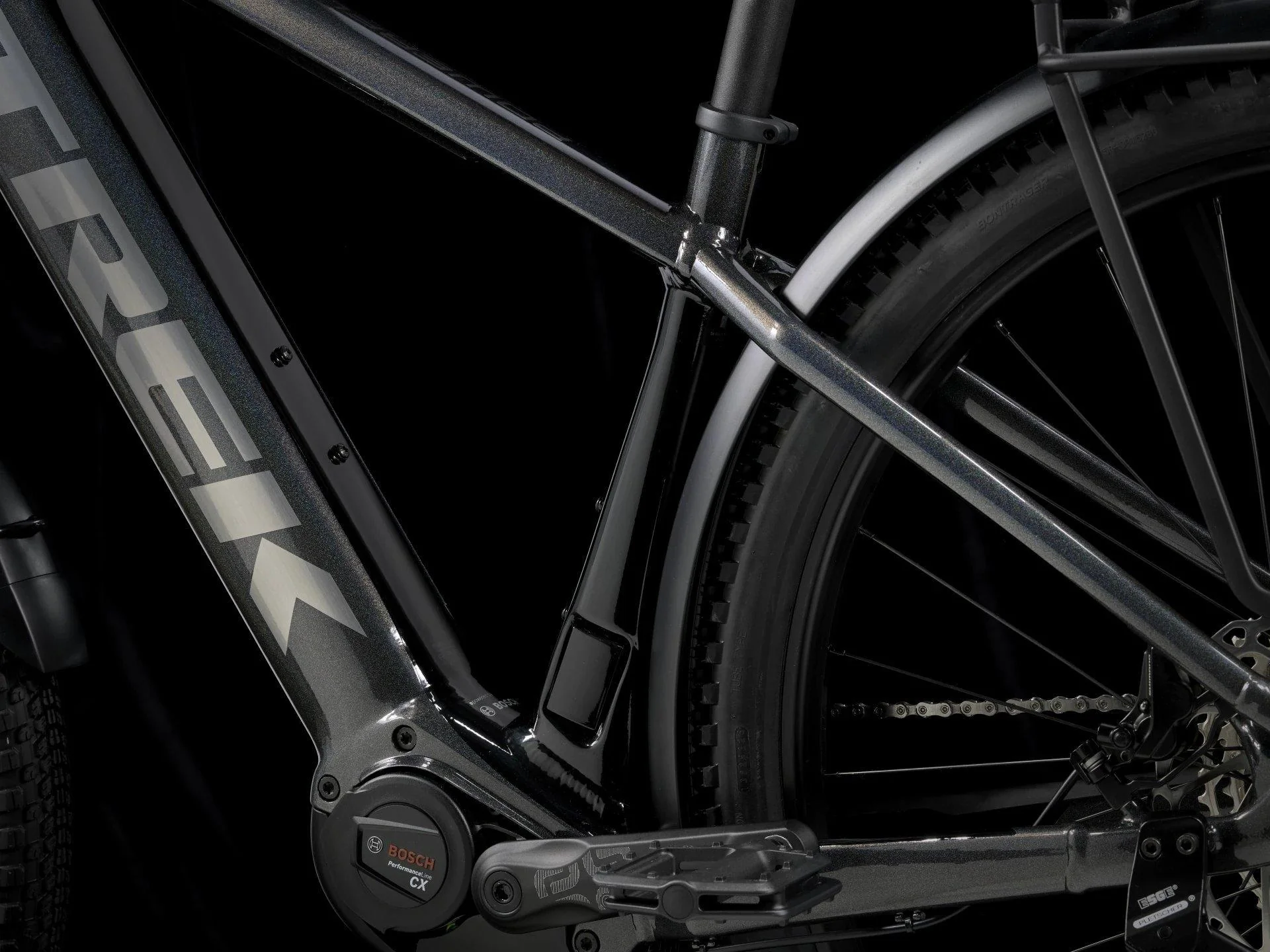 Powerfly Sport 5 Equipped Gen 4 Mountain E-Bike - Black - Image 3