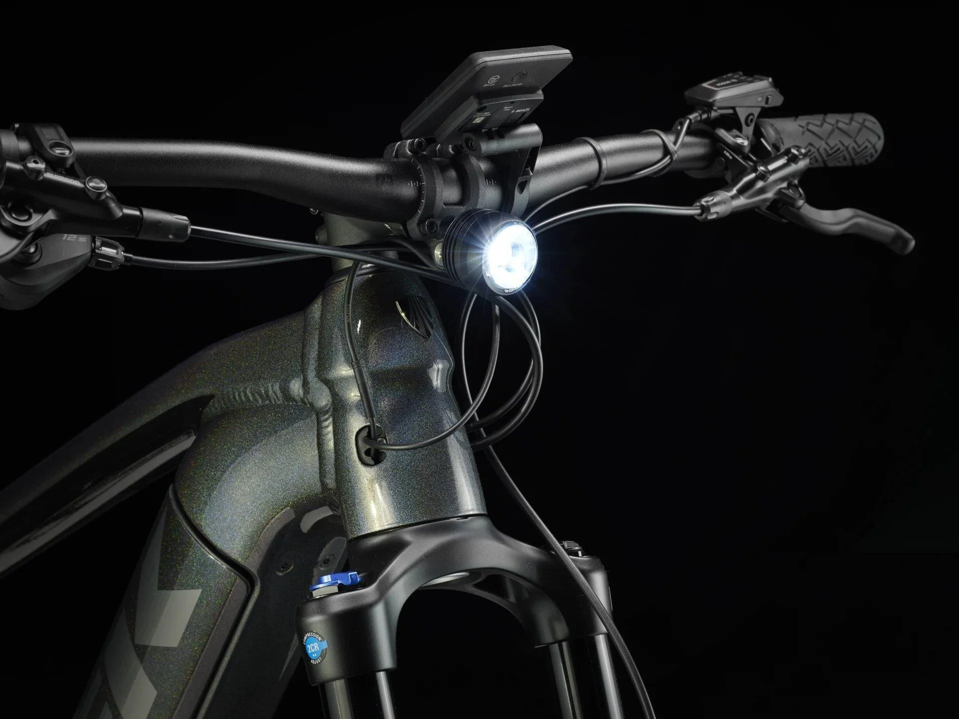 Powerfly Sport 5 Equipped Gen 4 Mountain E-Bike - Black - Image 4