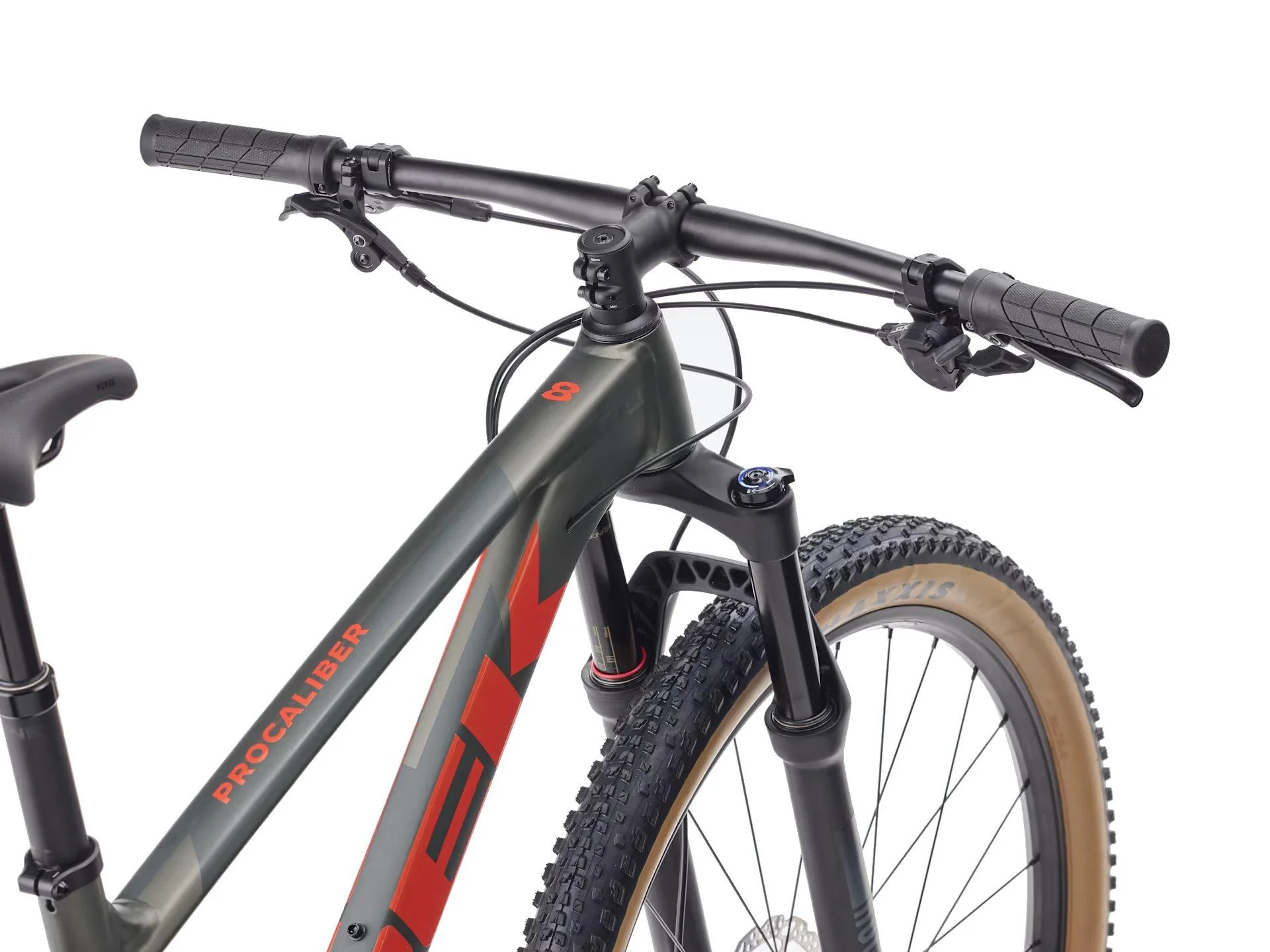 Procaliber 8 Cross-Country Mountain Bike - Grey / Orange - Image 4