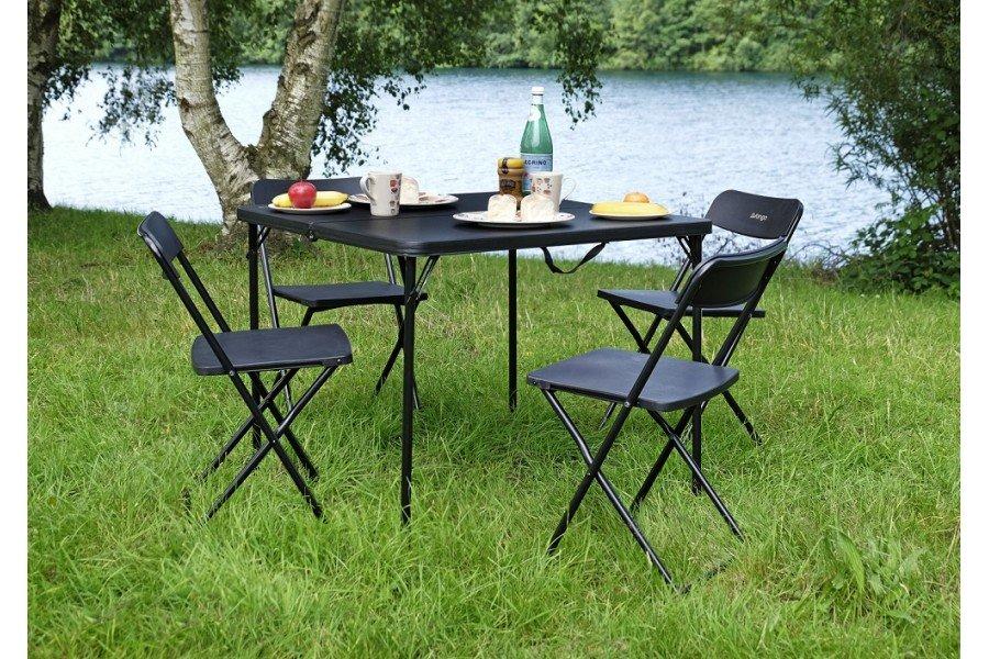 Dornoch Table And Chair Set - Black - Image 3