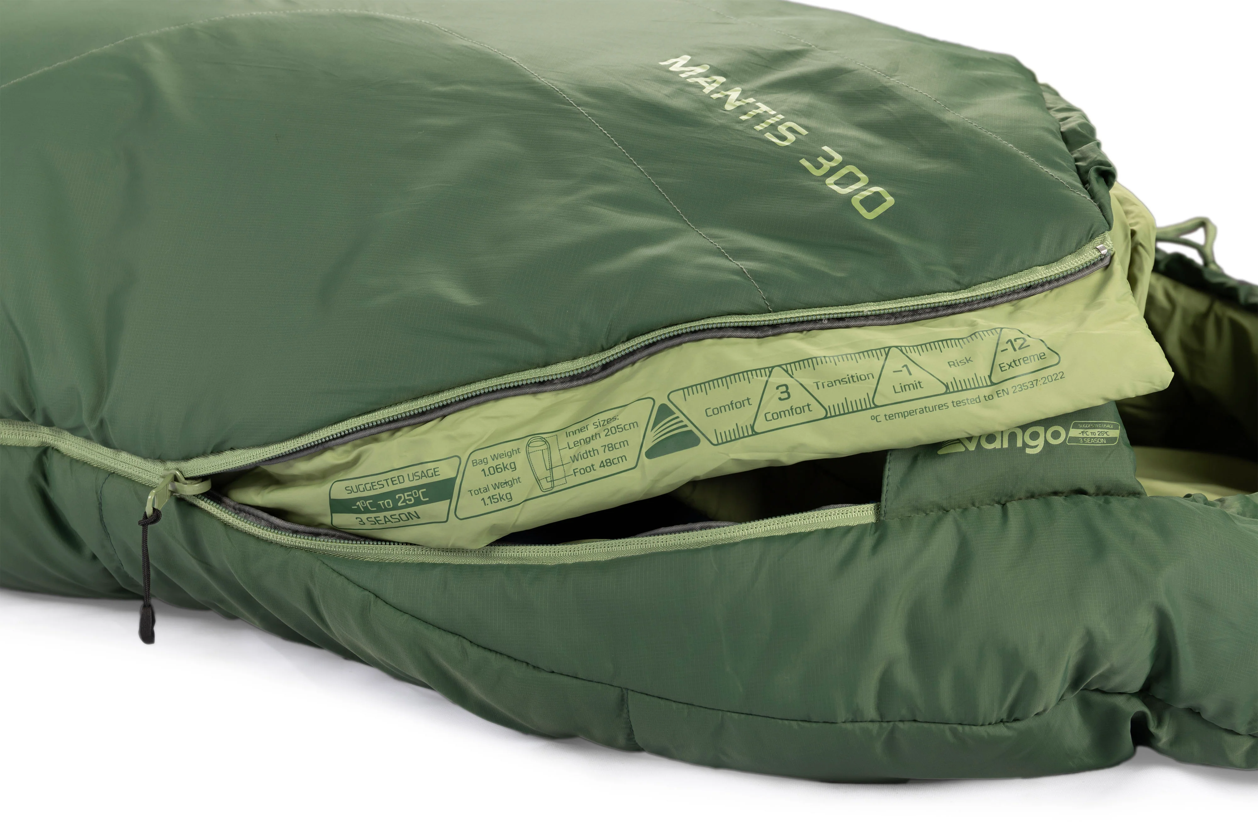 Mantis 300 Sleeping Bag - Green - Image 11