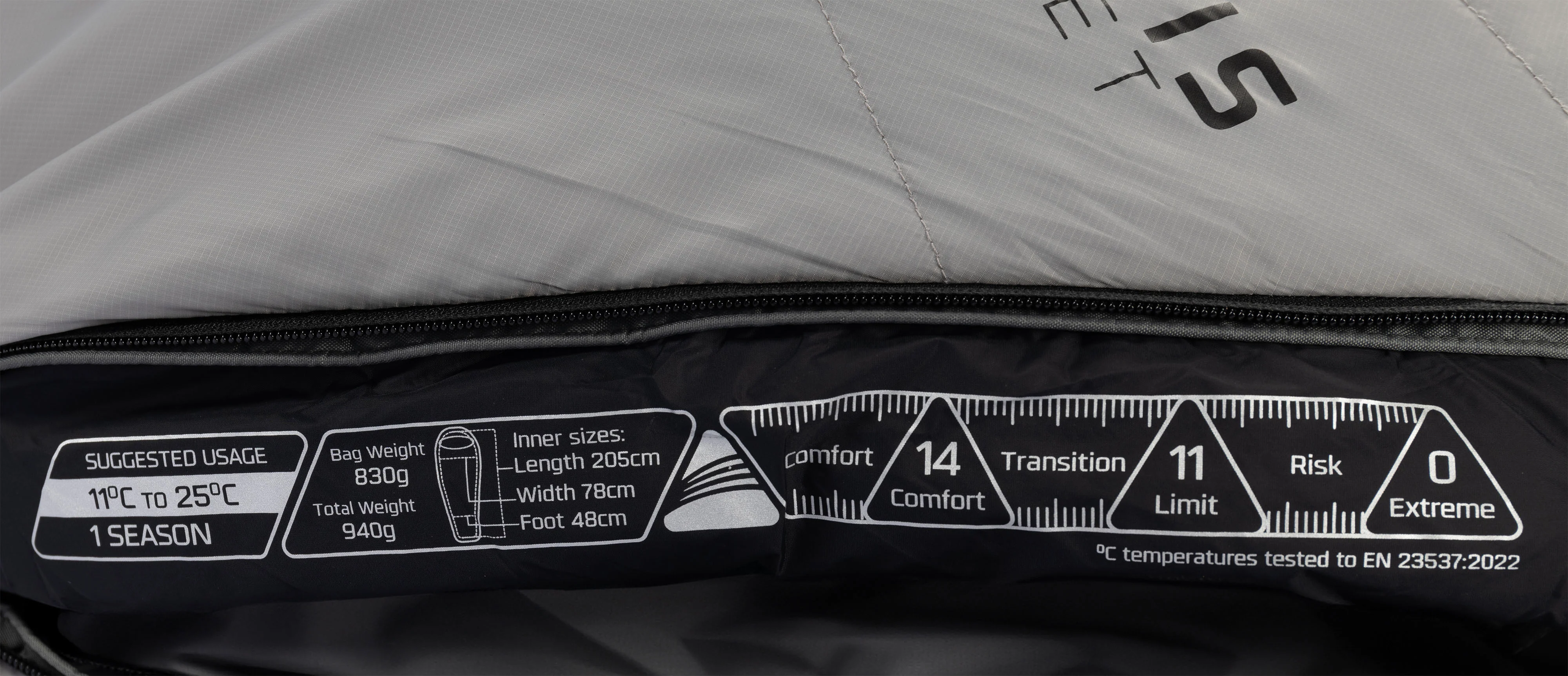 Mantis Planet Sleeping Bag - Grey - Image 9
