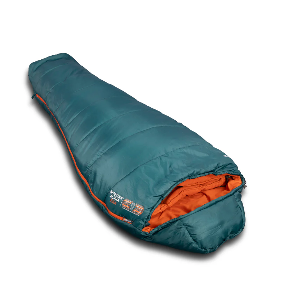 Nitestar Alpha 250S Sleeping Bag - Green - Image 3