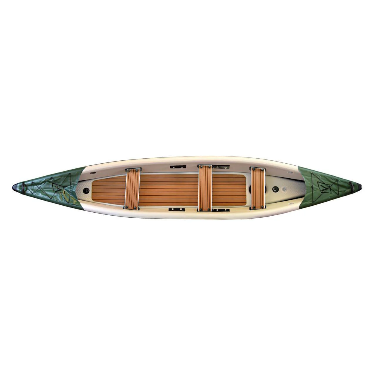 CanCan 16 Inflatable Canoe - Green - Image 2