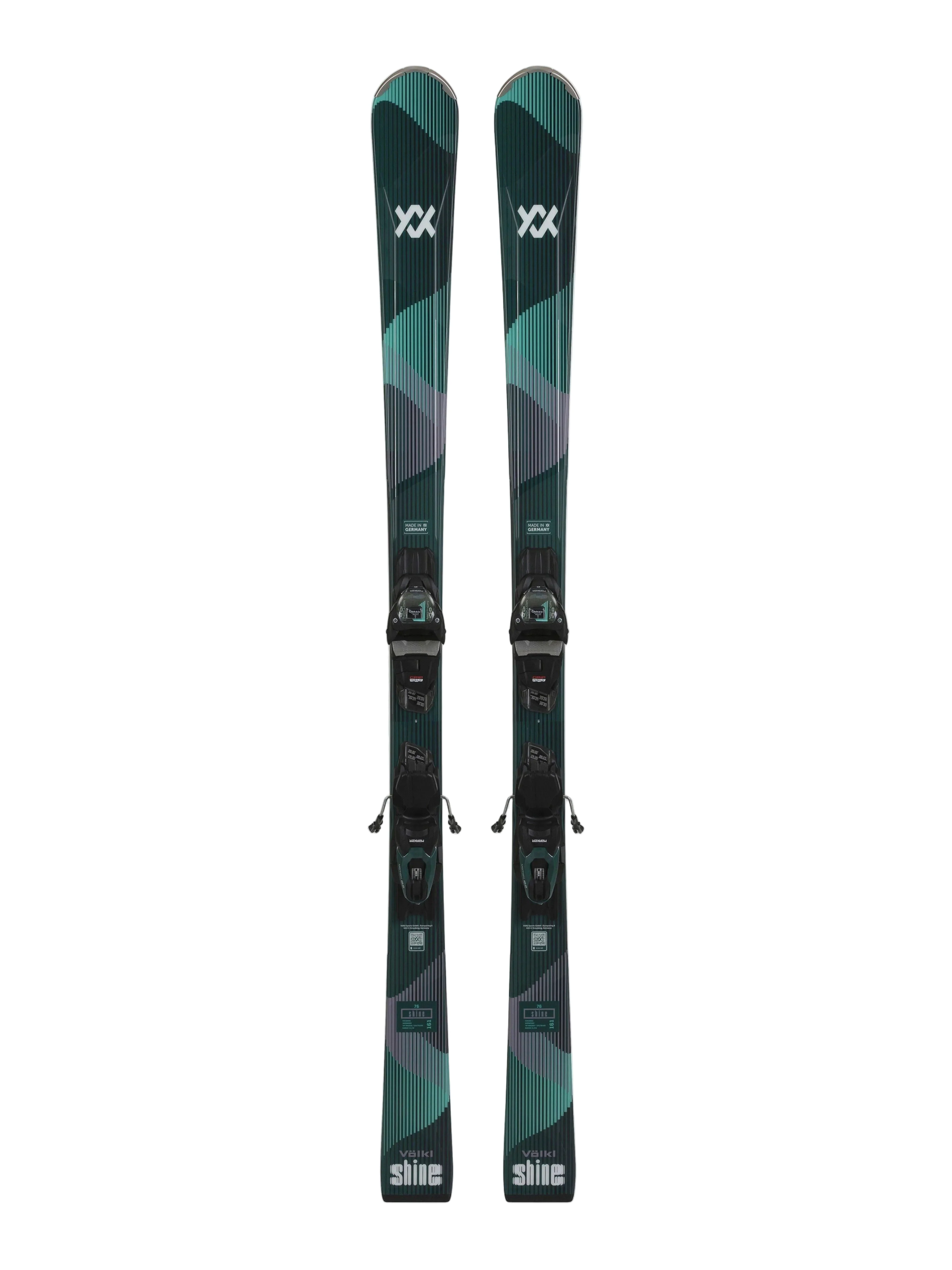 Women's Shine 76 with VMotion 10 Binding - Green / Black