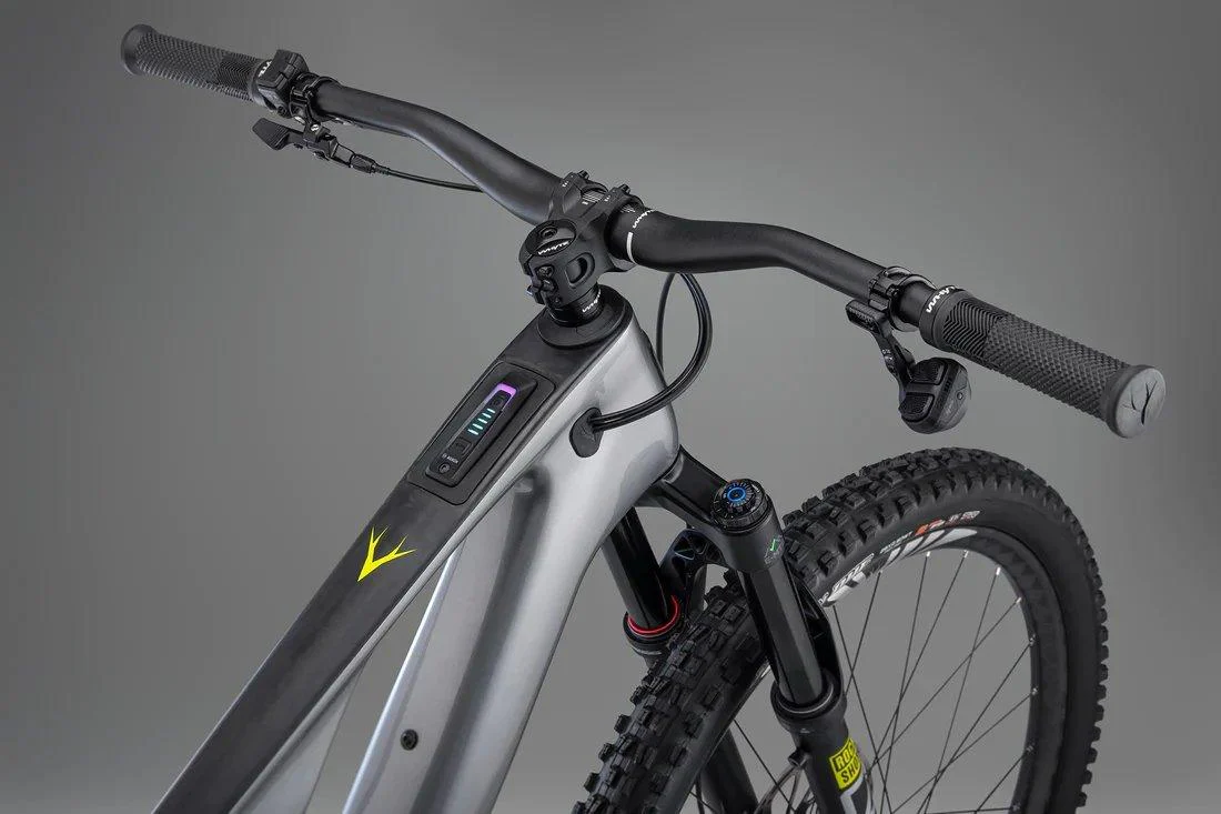 E-Lyte 150 RSX Trail/Enduro Electric Mountain Bike - Silver - Image 8
