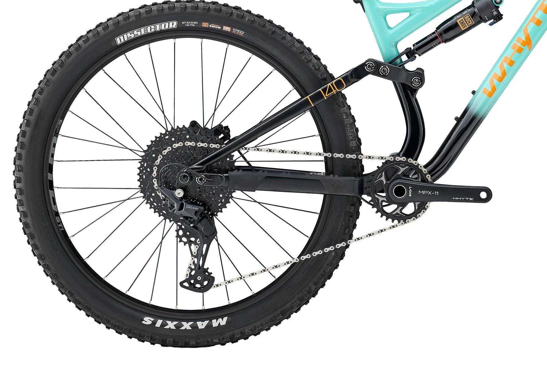 T-140 27 Junior Trail Mountain Bike - Green - Image 3