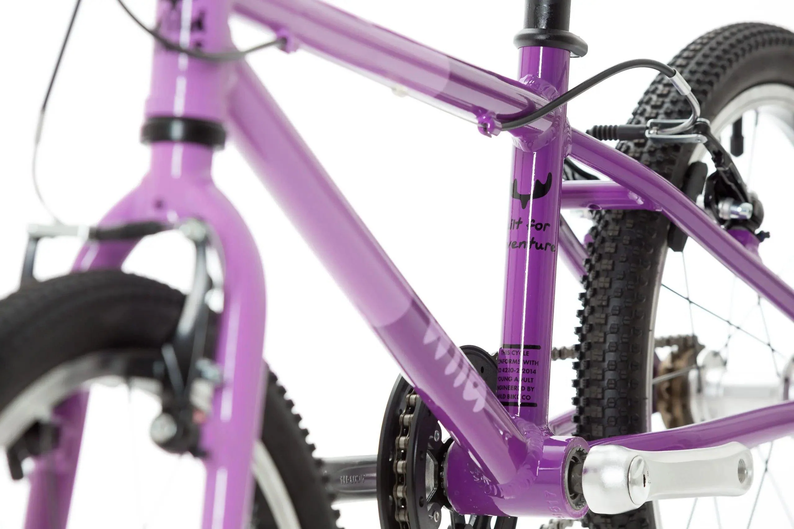Wild 18 Kids' Bike - Purple - Image 3
