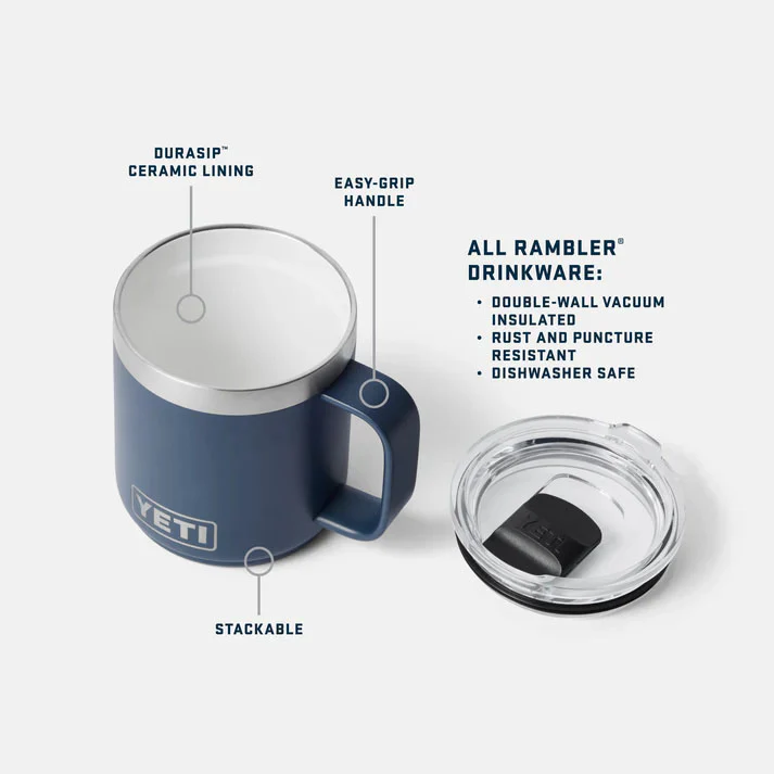 Rambler 10oz Mug - Black - Image 4