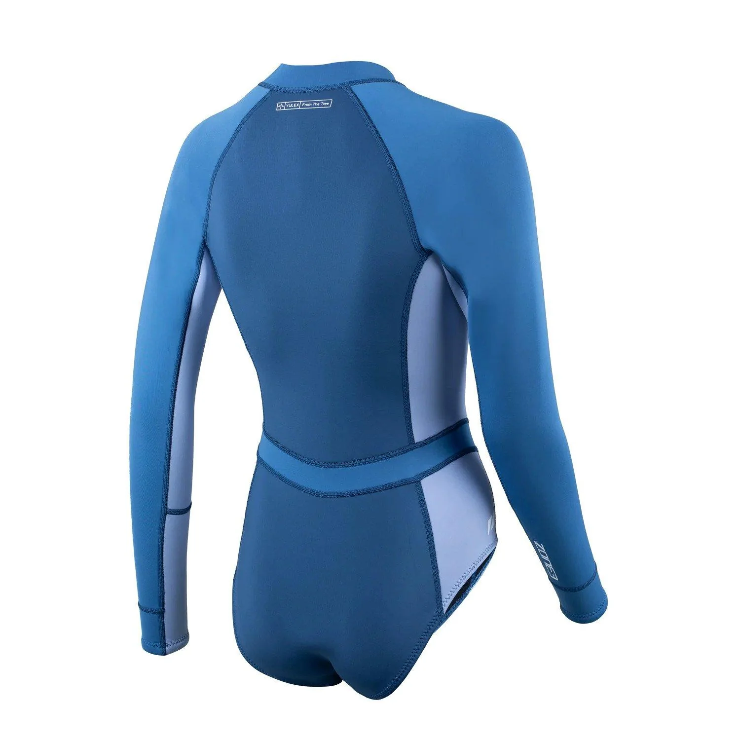 Women's Yulex Long Sleeve Swimsuit - Blue - Image 2